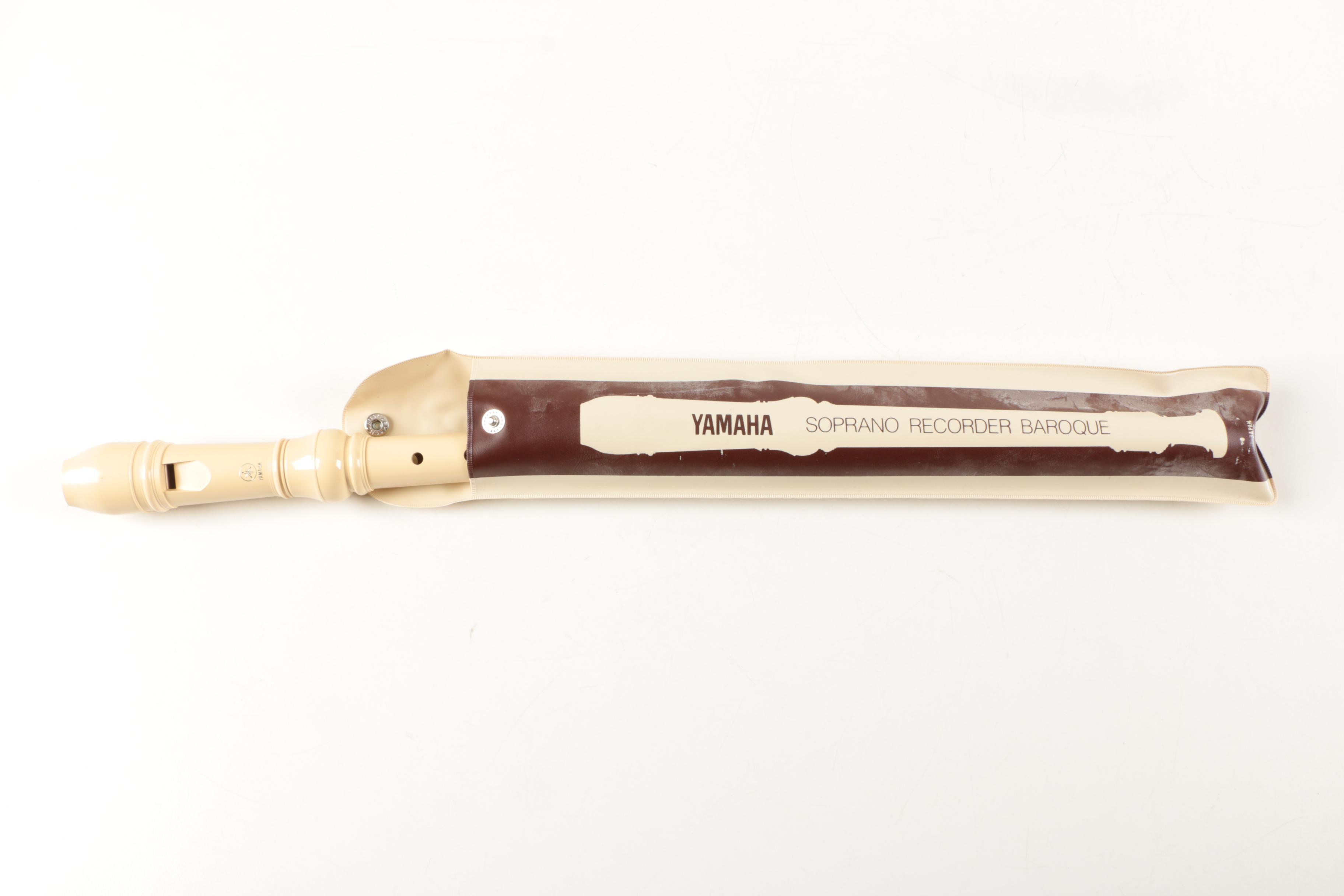 Yamaha Recorders and Instructional Book