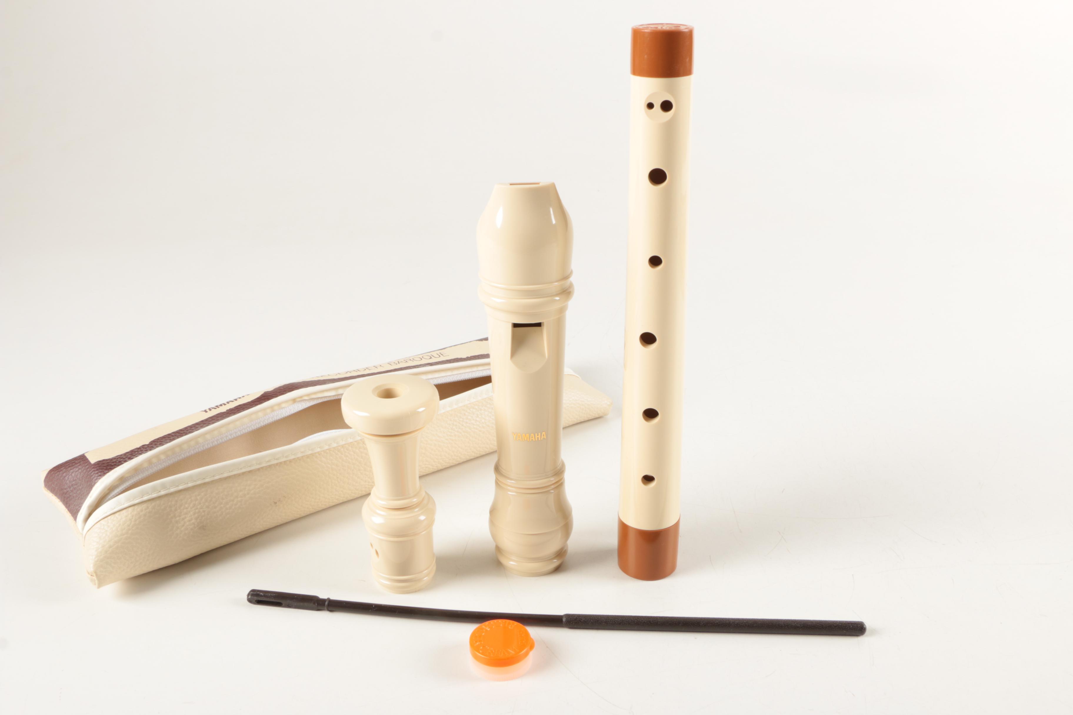 Yamaha Recorders and Instructional Book