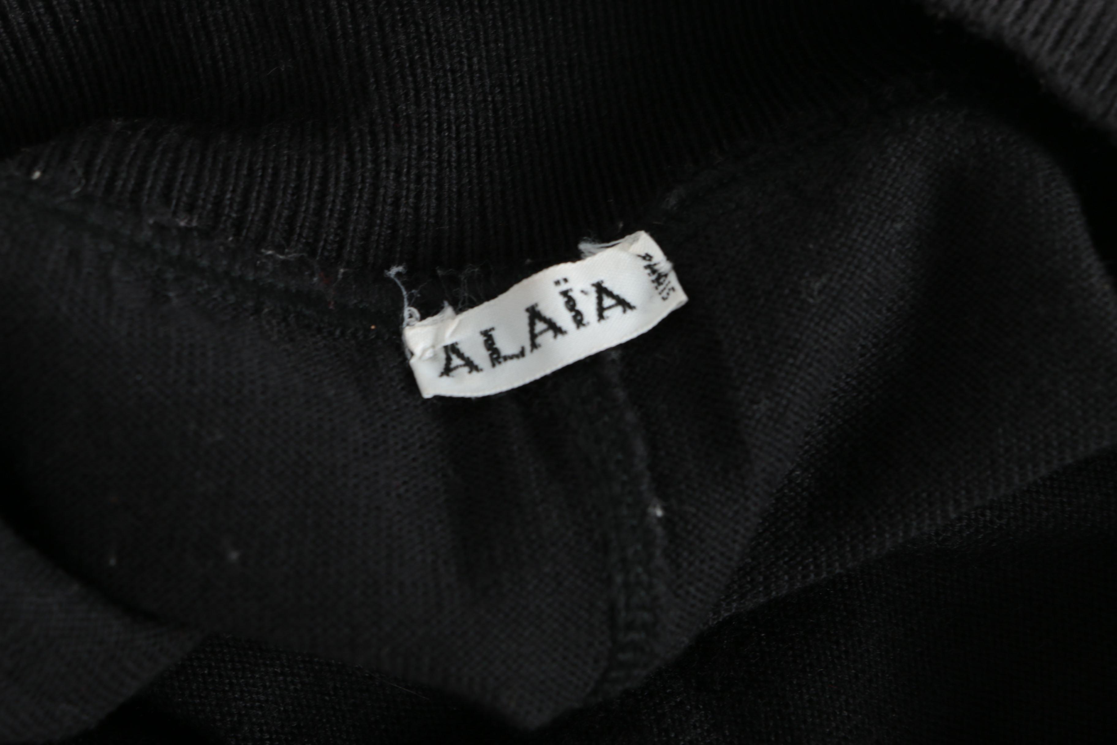 Alaïa Black Wool Pants