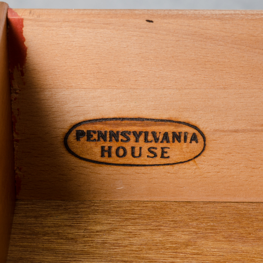 Vintage Chippendale Style Cherry Armoire by Pennsylvania House