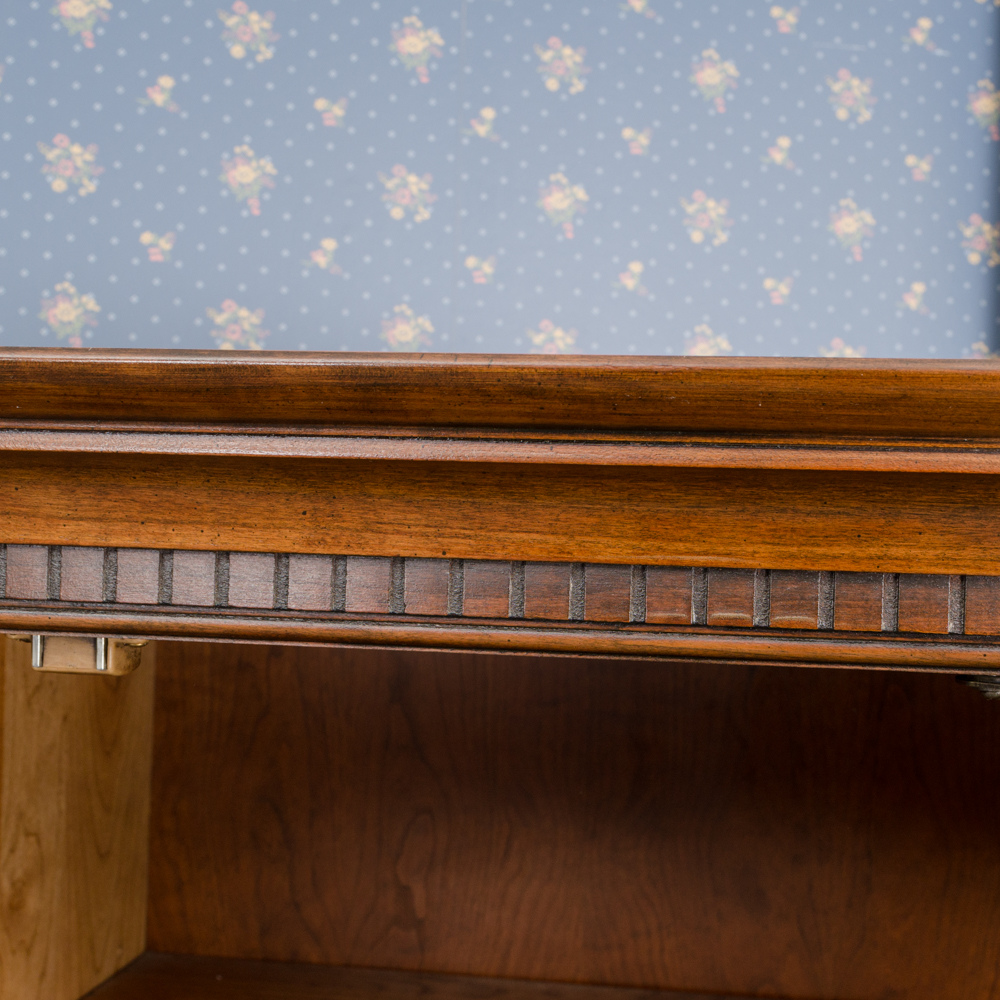 Vintage Chippendale Style Cherry Armoire by Pennsylvania House