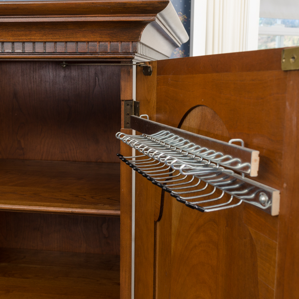 Vintage Chippendale Style Cherry Armoire by Pennsylvania House