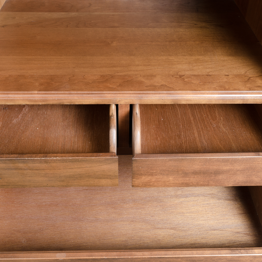 Vintage Chippendale Style Cherry Armoire by Pennsylvania House