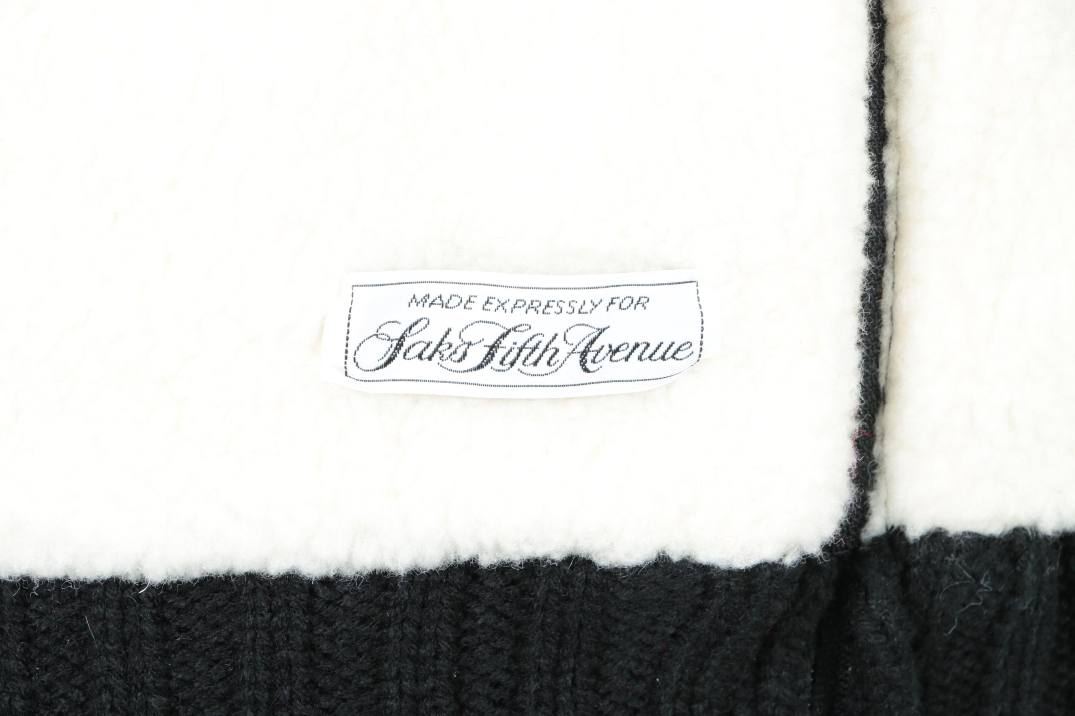 Women's Braetan for Saks Fifth Avenue Black Knit Jacket