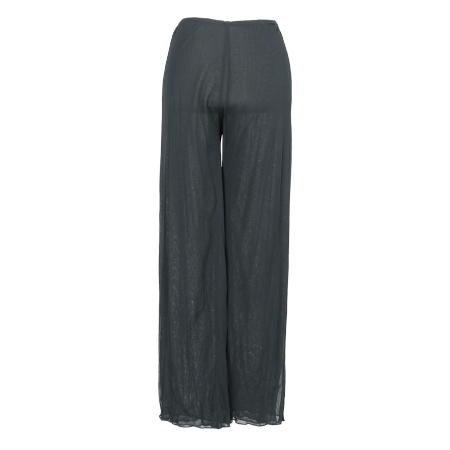 Women's Sheer Wide Leg Pants