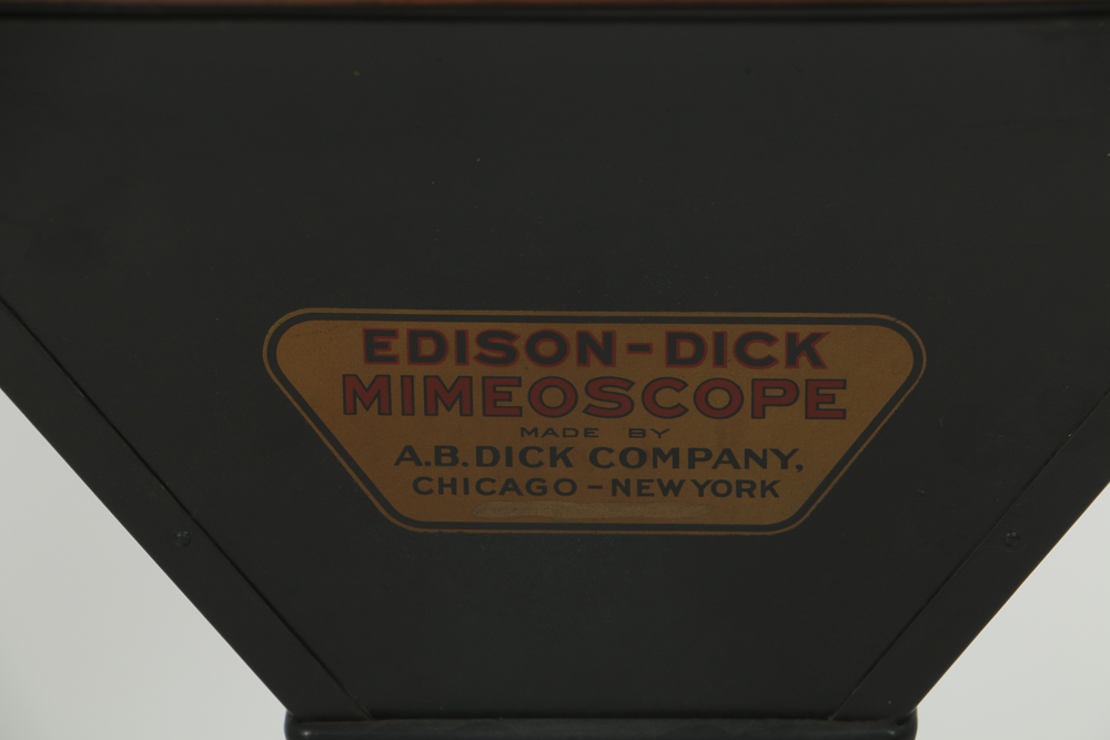 Early 20th Century "Edison-Dick Mimeoscope" Tracing Table by A.B. Dick Company