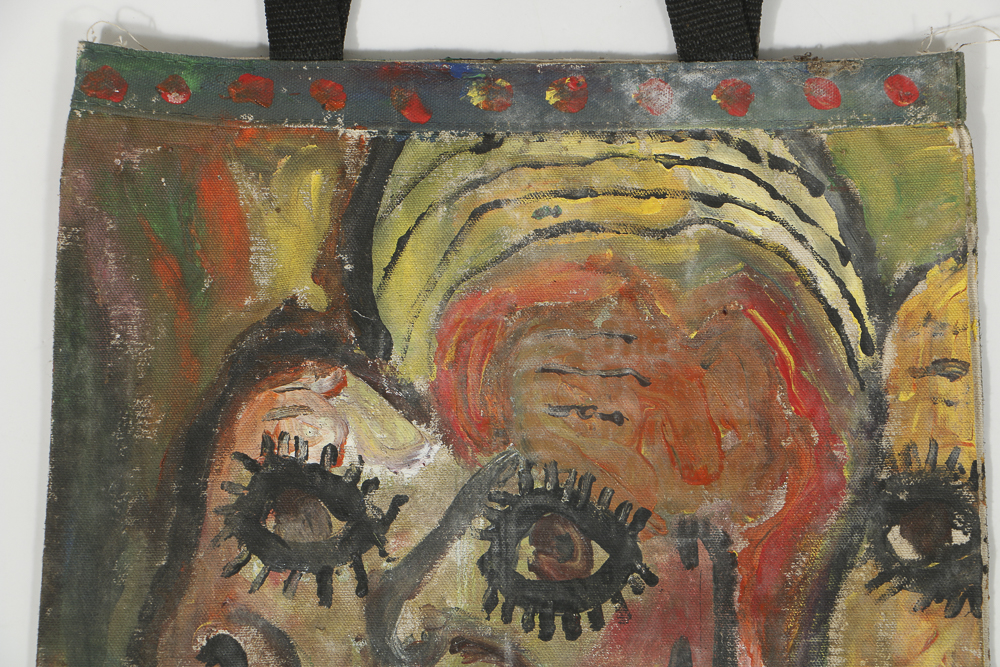 Robert Wright Gouache Painting on Canvas Tote Bag