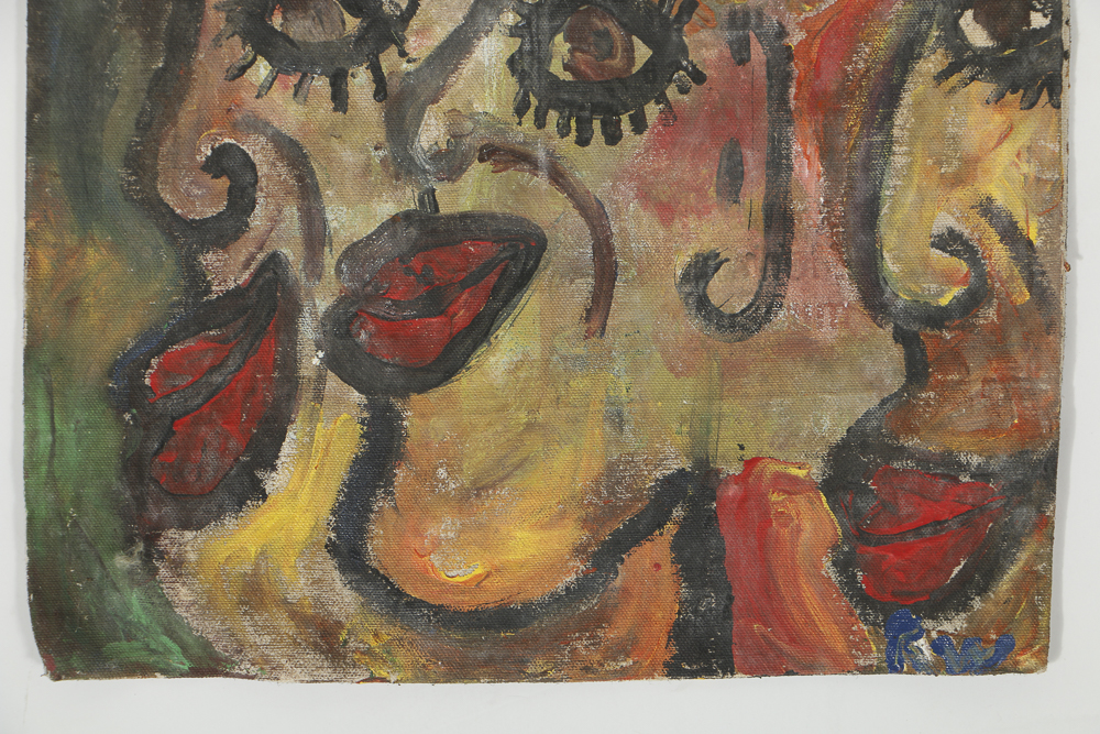 Robert Wright Gouache Painting on Canvas Tote Bag