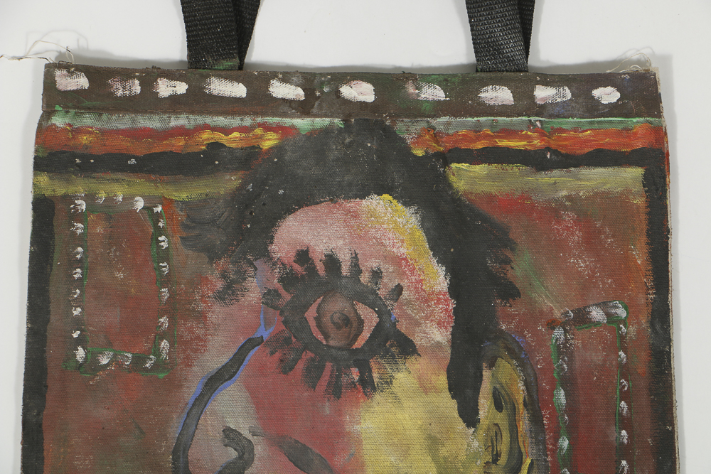 Robert Wright Gouache Painting on Canvas Tote Bag