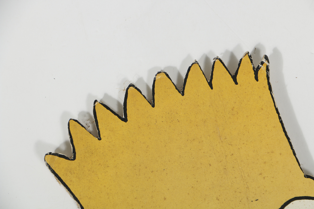 Vintage Bart Simpson Offset Lithograph on Foam Core