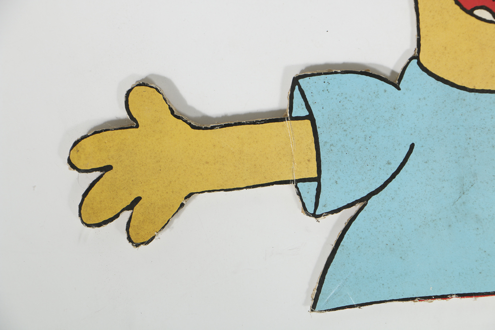 Vintage Bart Simpson Offset Lithograph on Foam Core