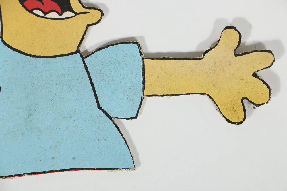 Vintage Bart Simpson Offset Lithograph on Foam Core