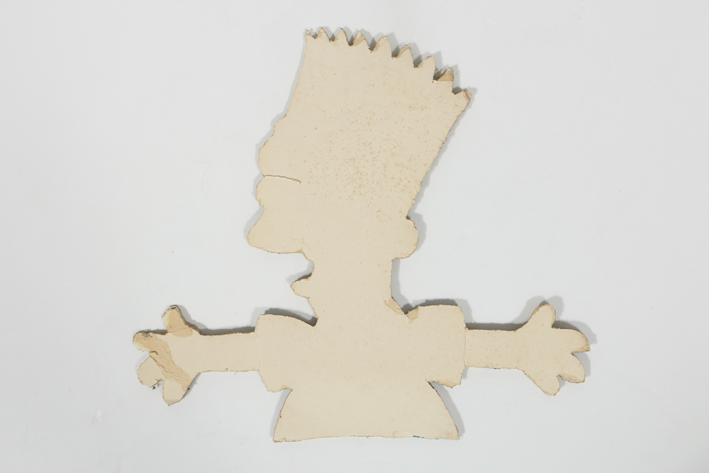 Vintage Bart Simpson Offset Lithograph on Foam Core