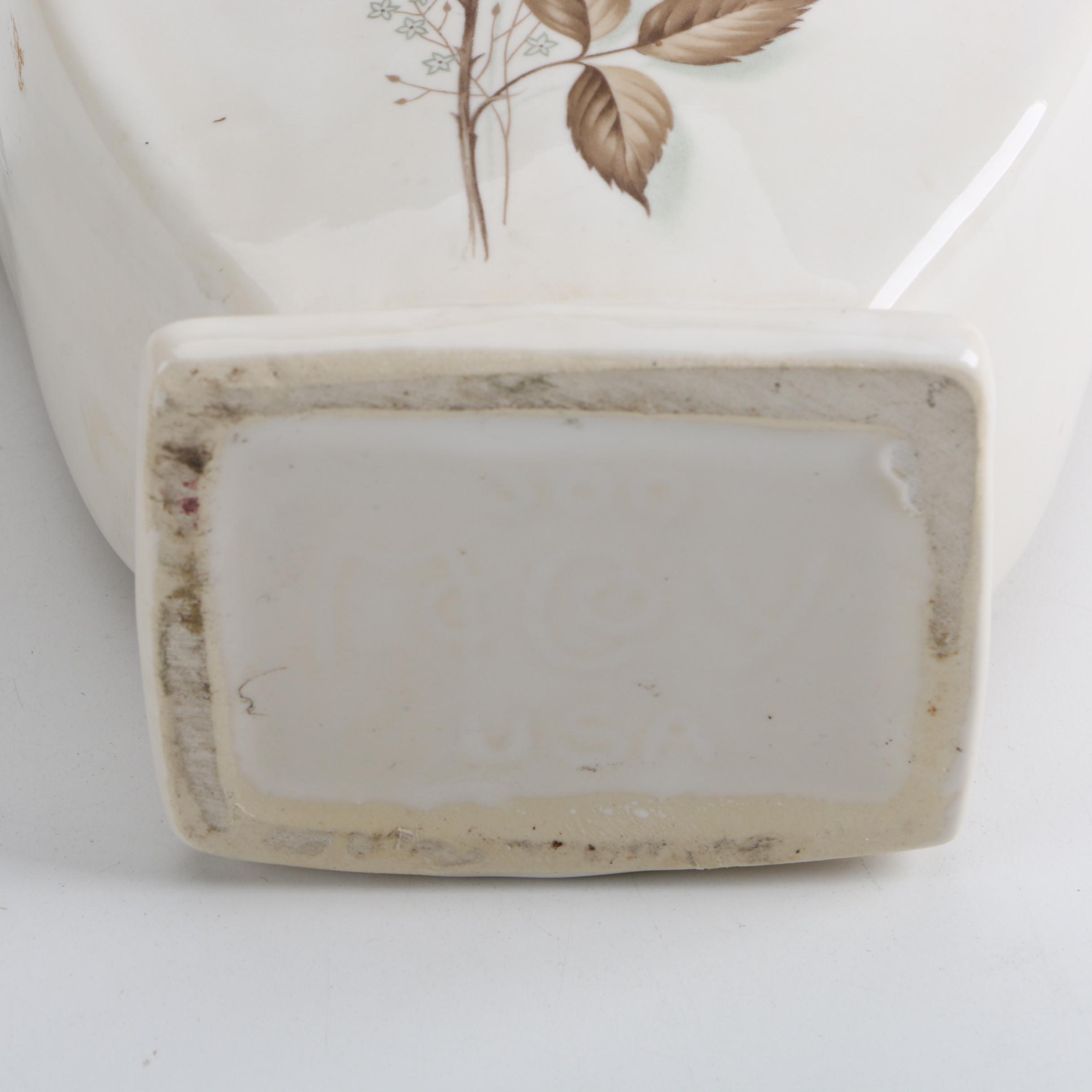 Vintage Flower Pots Featuring McCoy Pottery