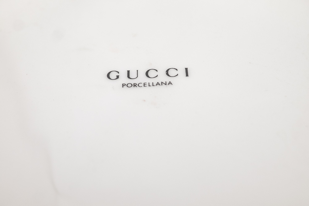 Pair Gucci Porcelain Plates