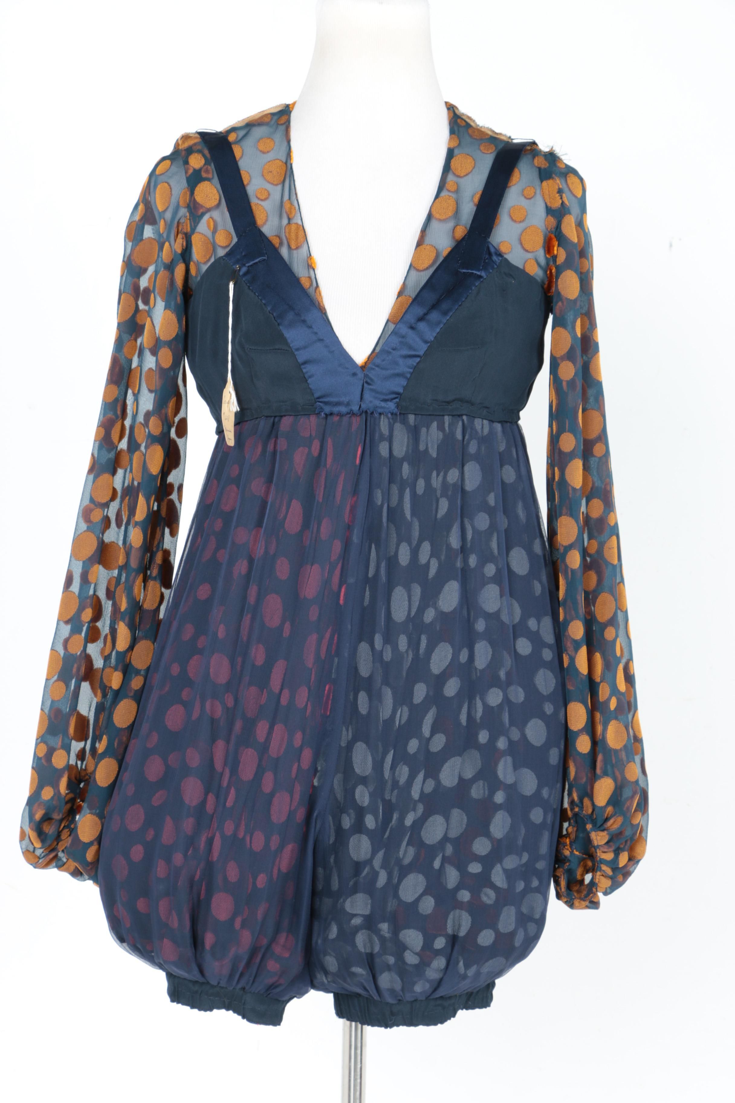 Women's Vintage Cardinali Dress with Bloomers