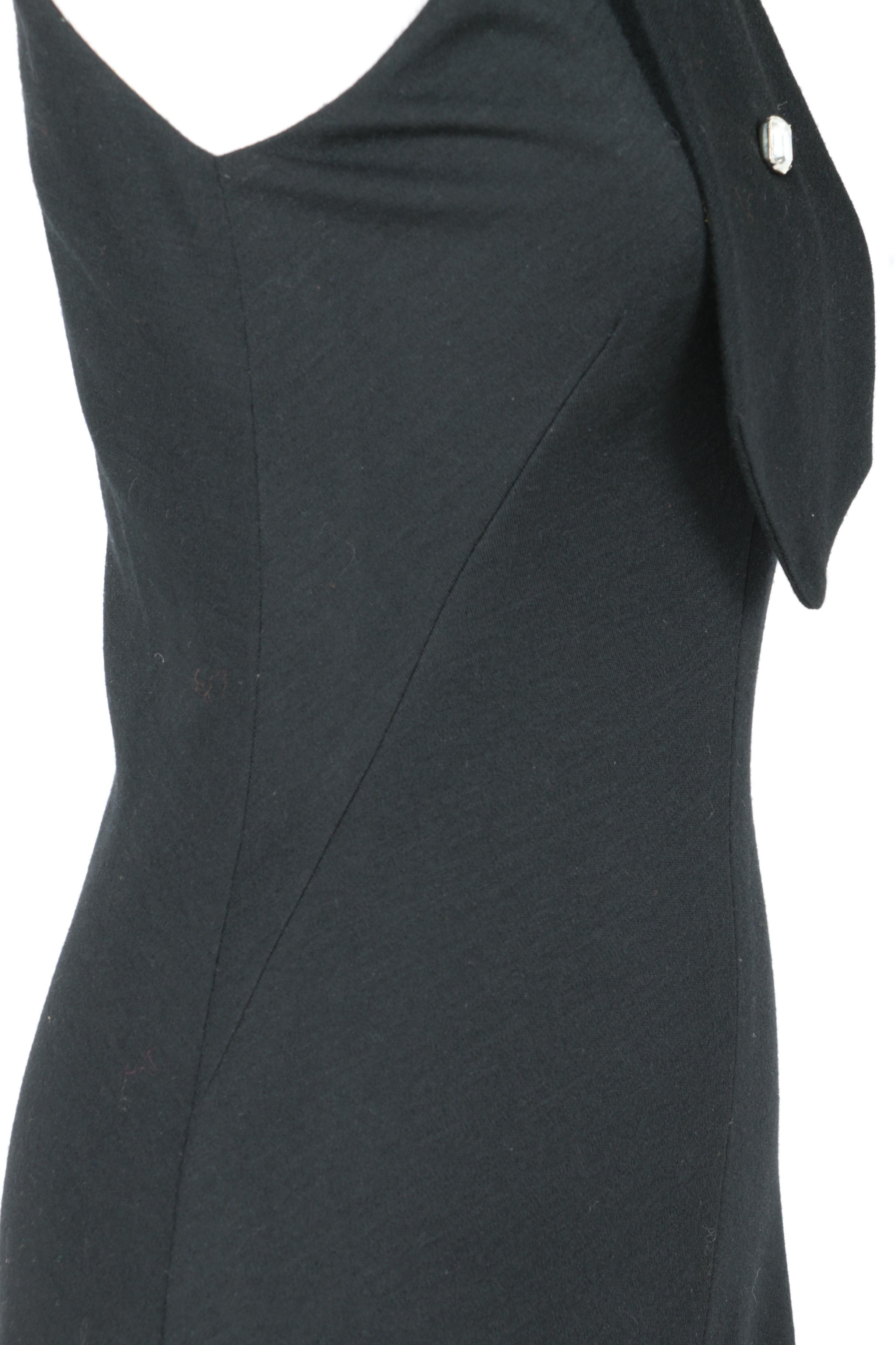 Women's Vintage Cardinali Black Jump Suit