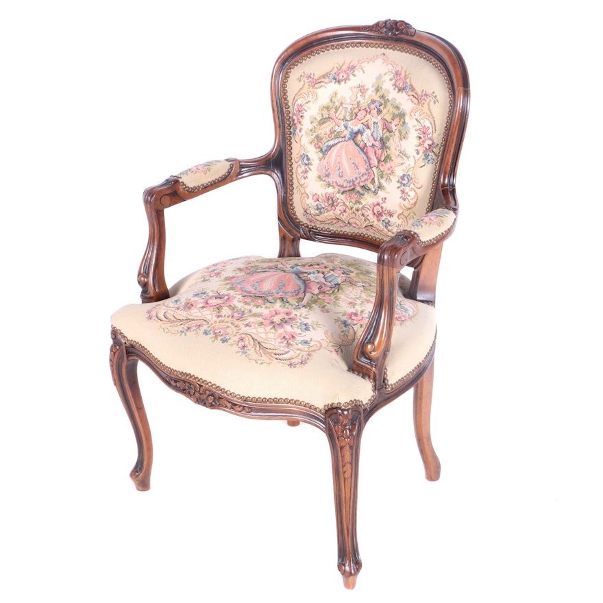 Contemporary Louis XV Chair by Chateau D'ax