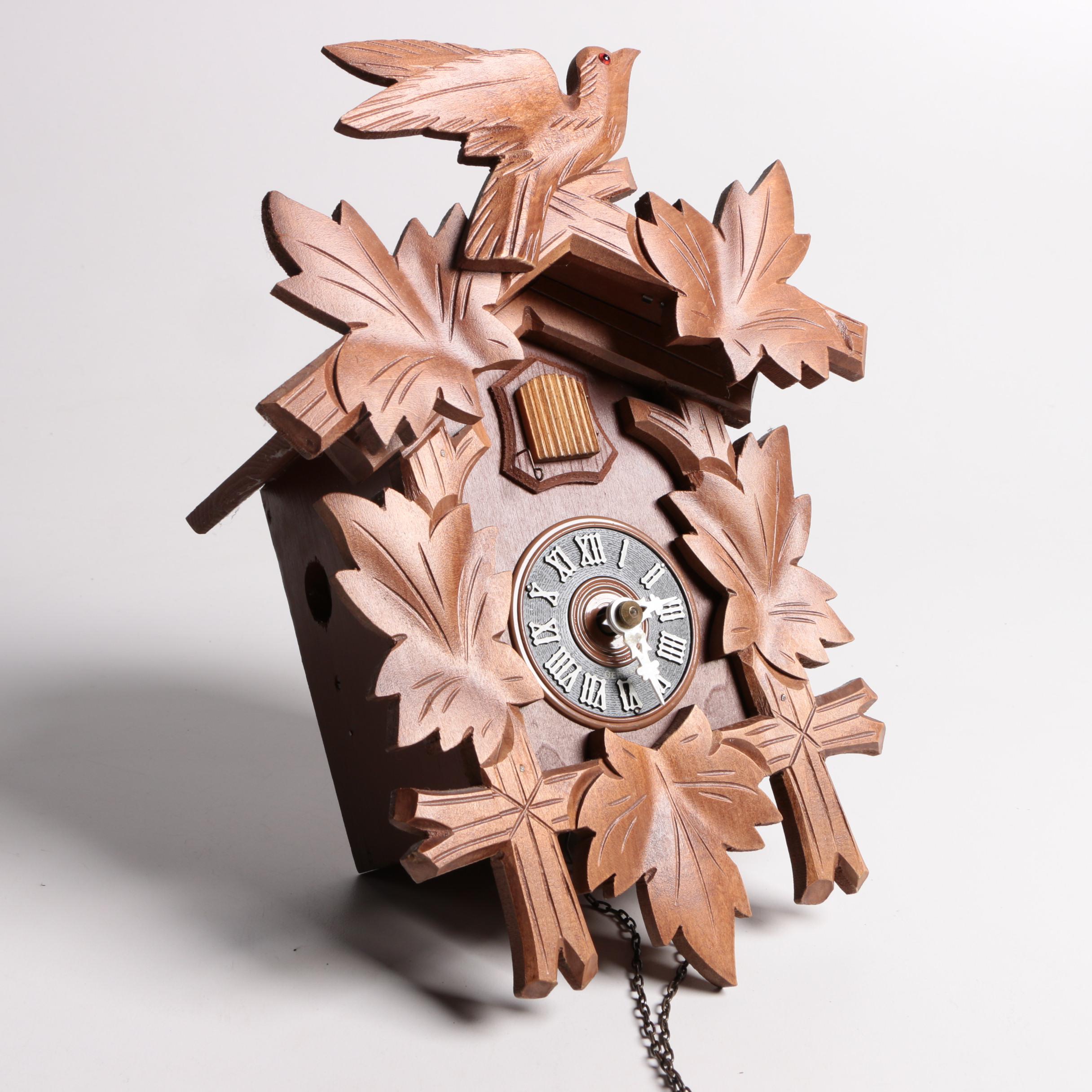 Vintage German Black Forest Style Cuckoo Clock