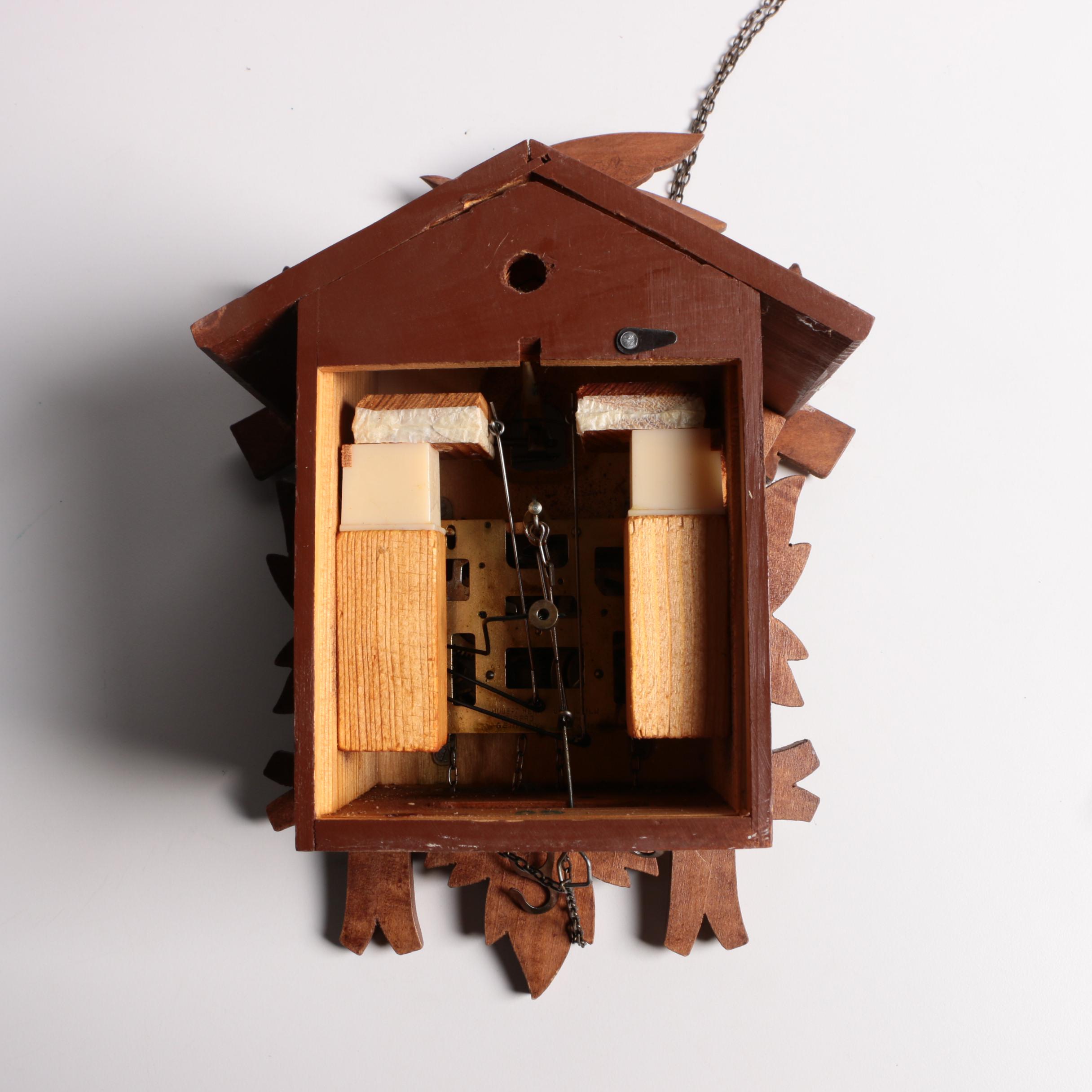 Vintage German Black Forest Style Cuckoo Clock
