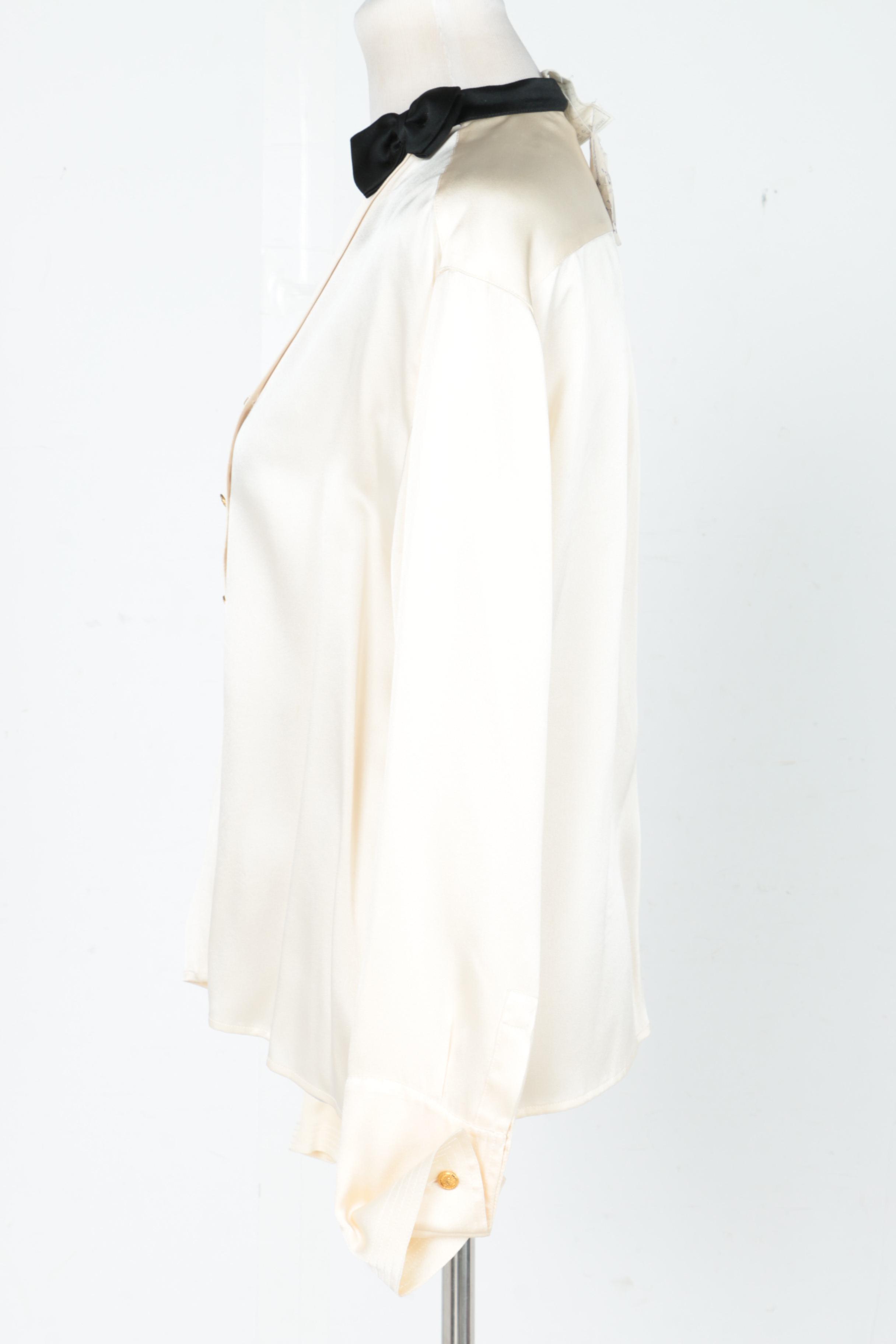 Chanel Boutique Silk Blouse