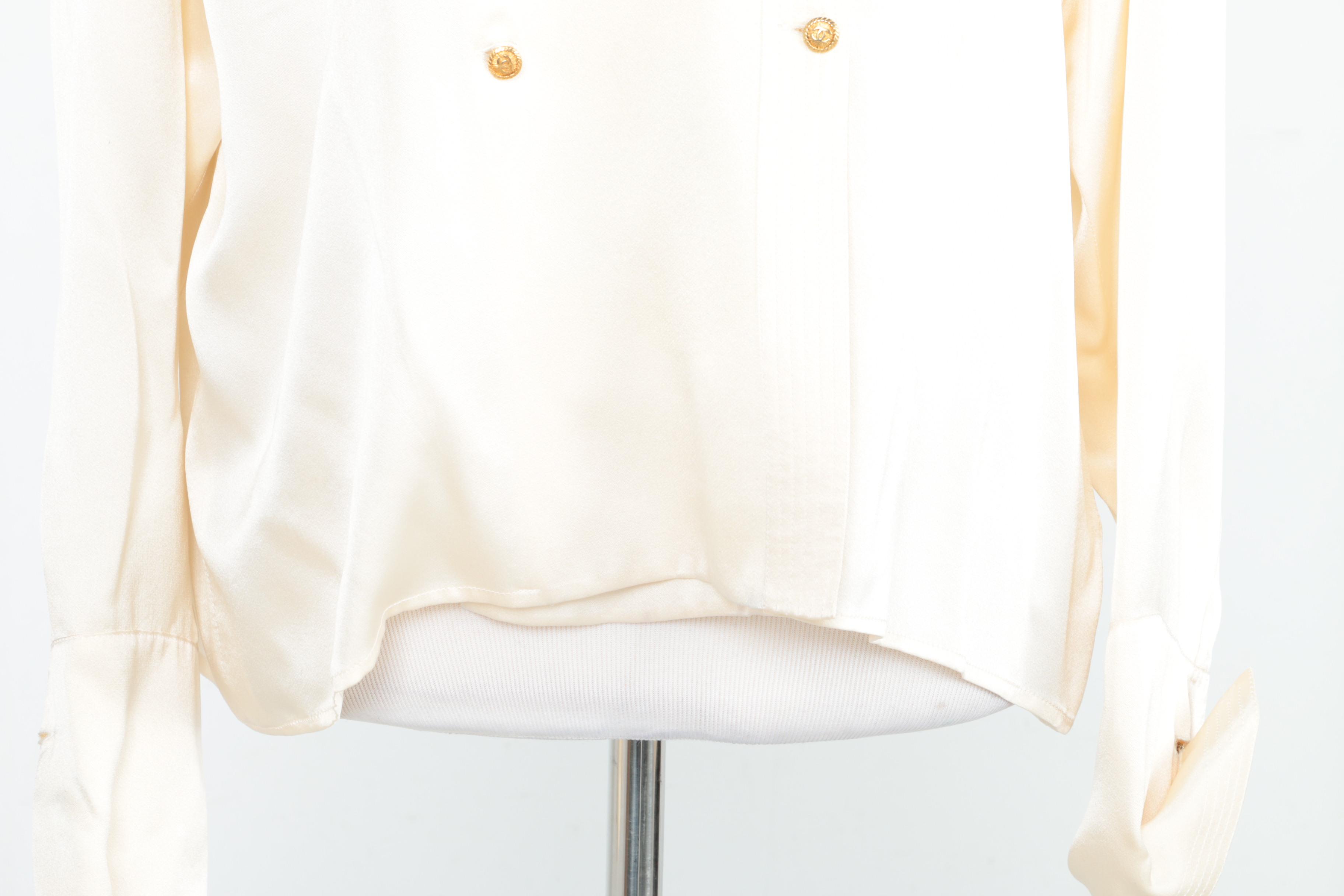 Chanel Boutique Silk Blouse