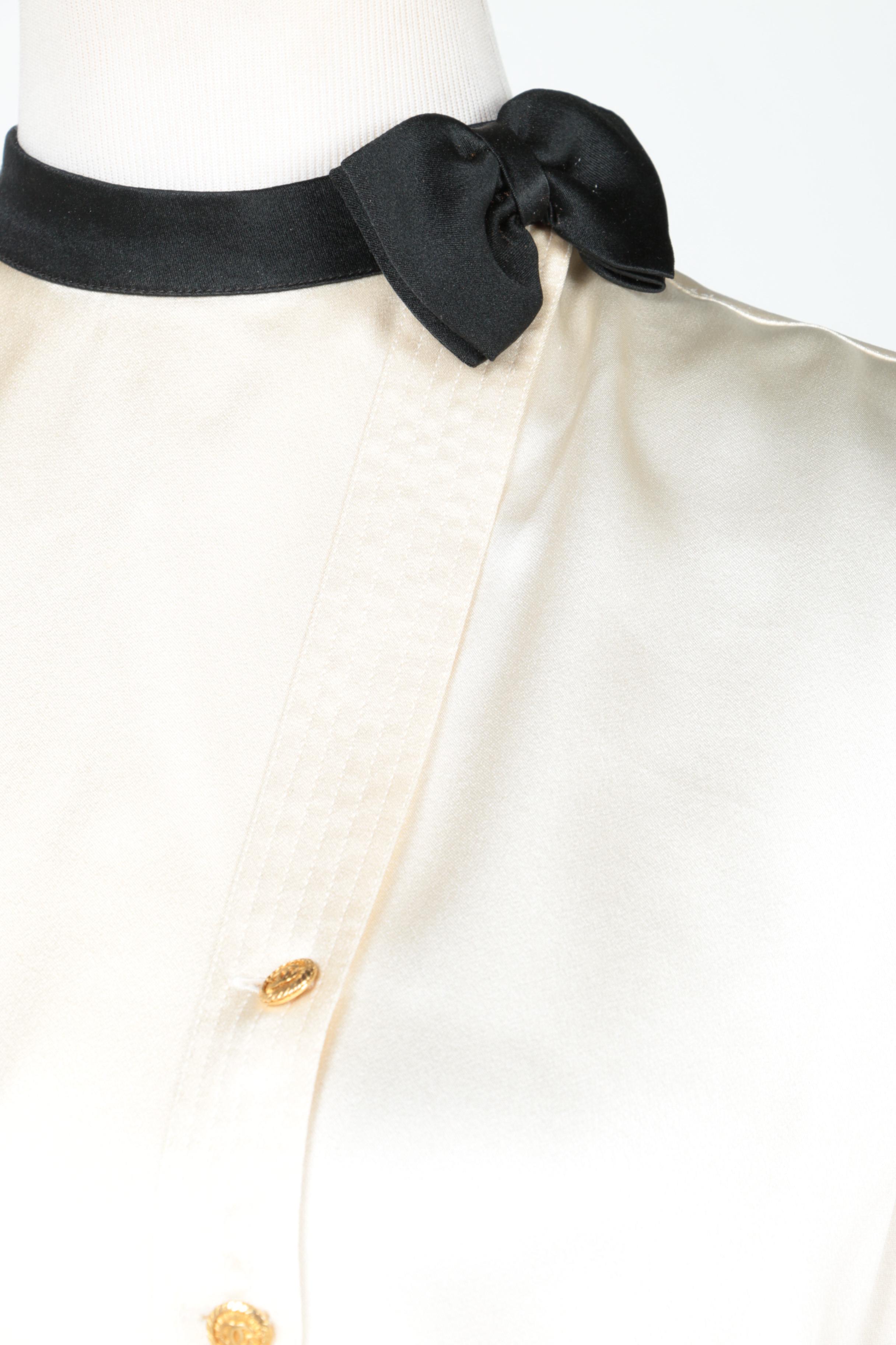 Chanel Boutique Silk Blouse