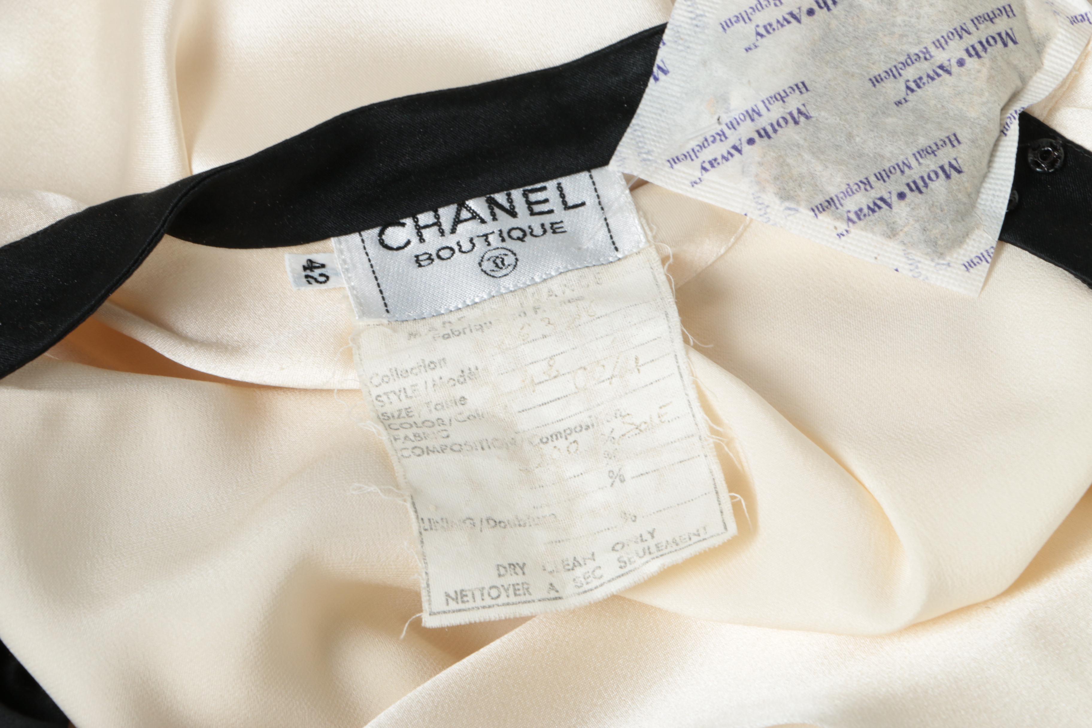 Chanel Boutique Silk Blouse