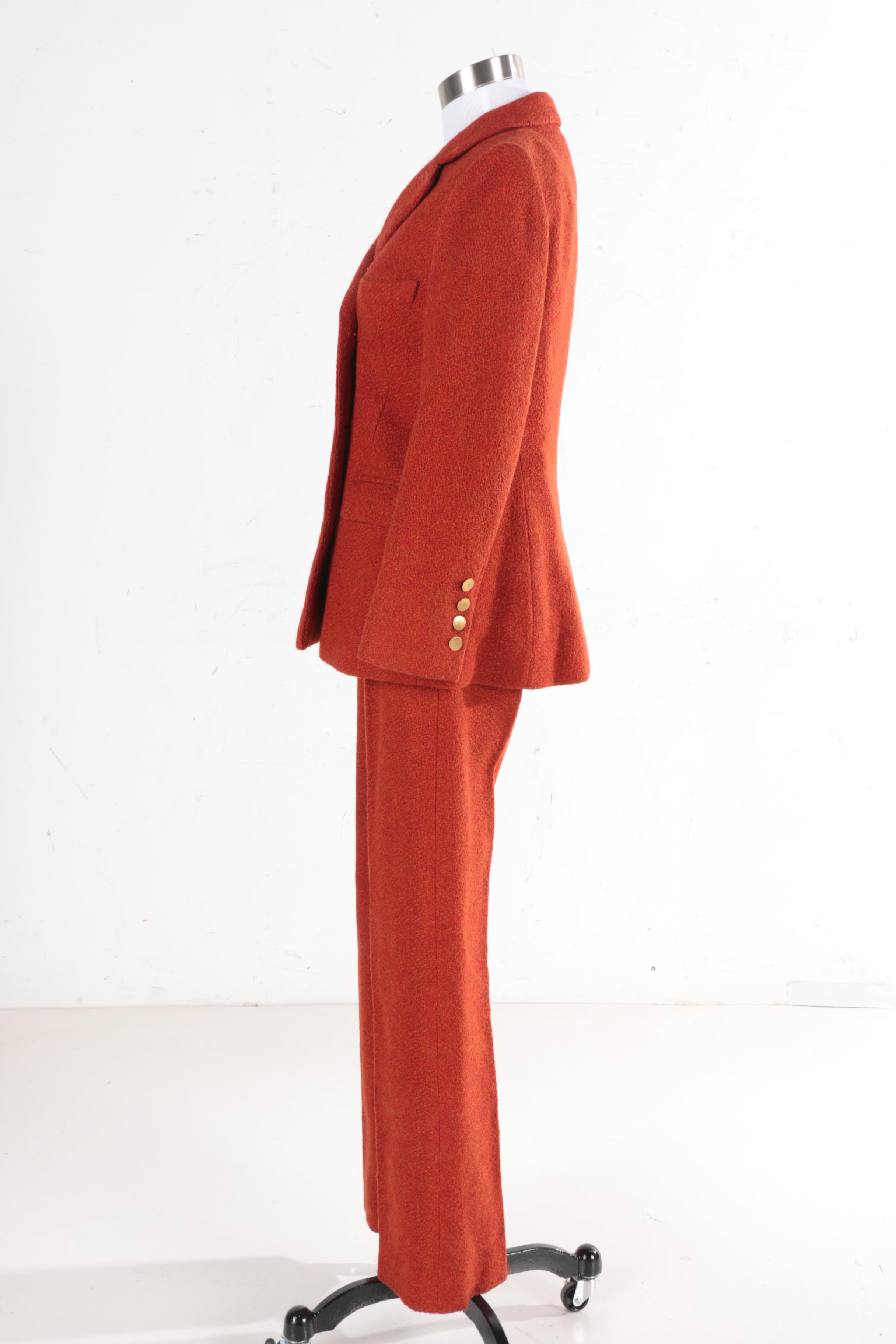 Vintage Cardinali Orange Pantsuit