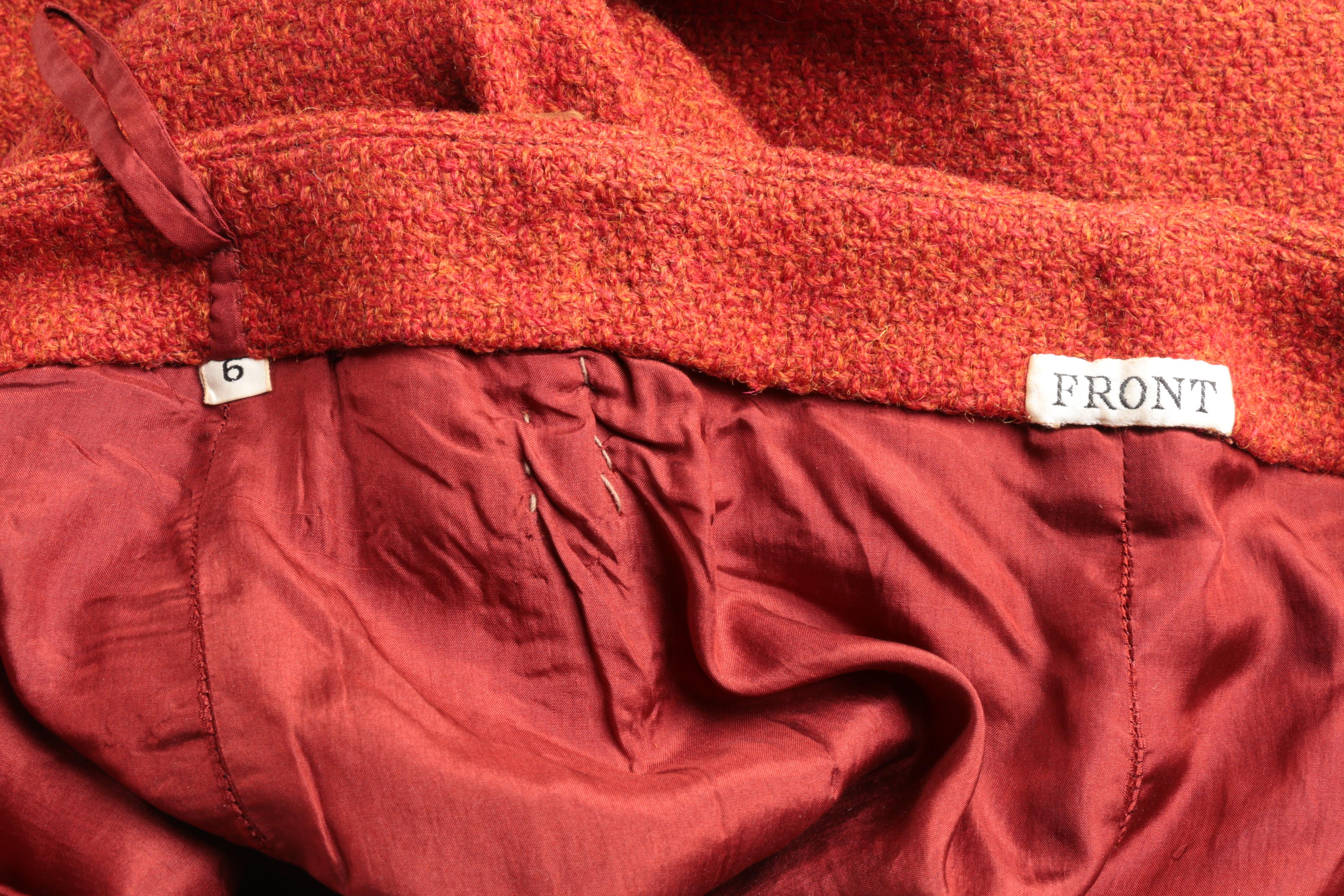 Vintage Cardinali Orange Pantsuit