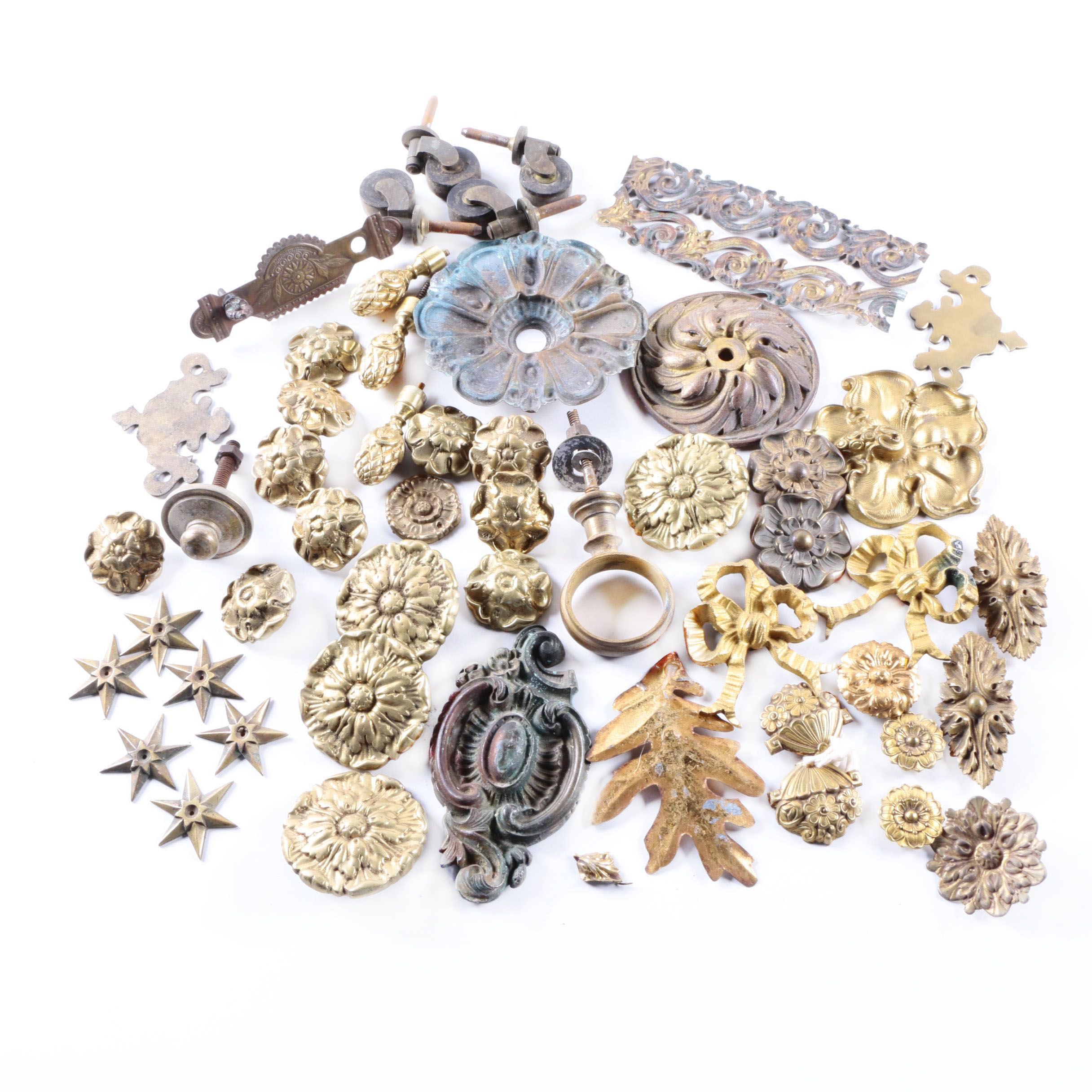 Large Collection of Ornamental Hardware