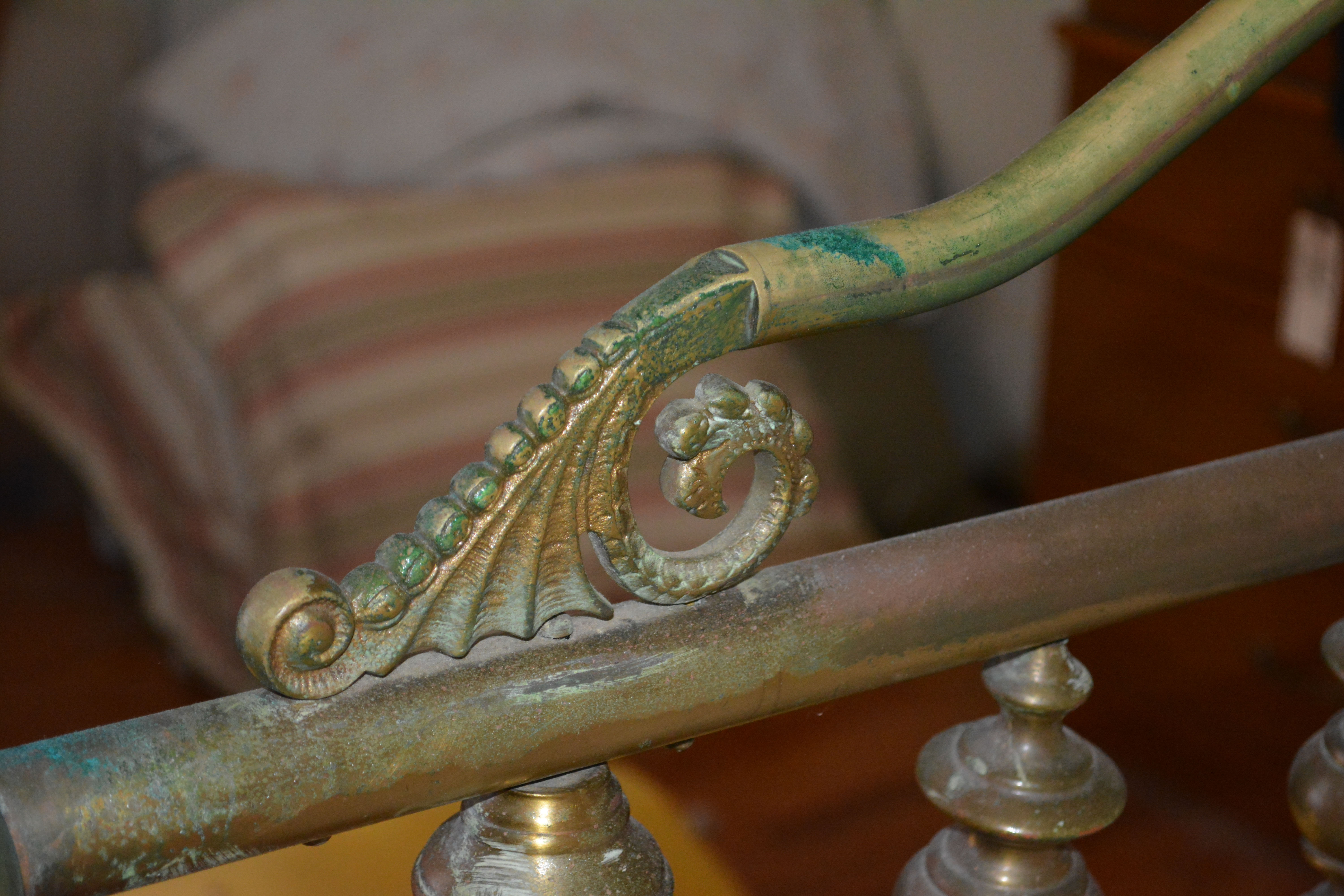 Vintage Brass Queen Size Bed