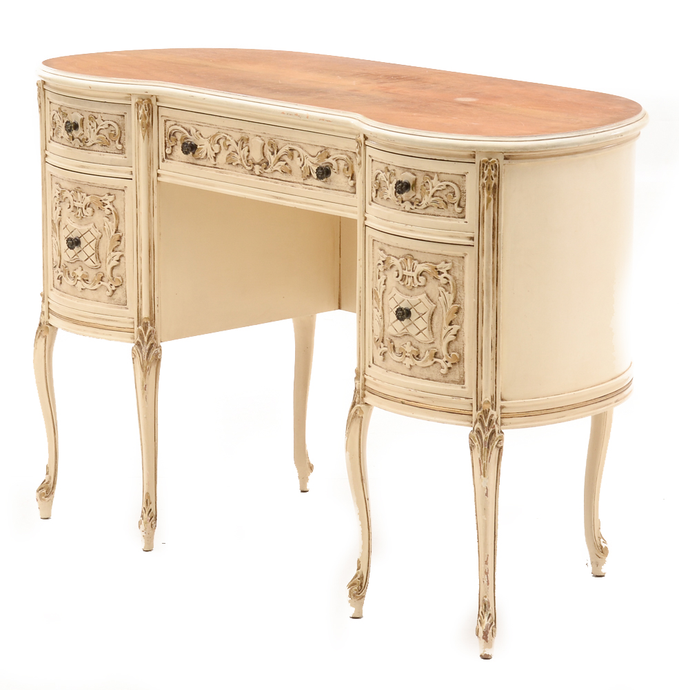 Louis XV Style Kidney-Shaped Desk