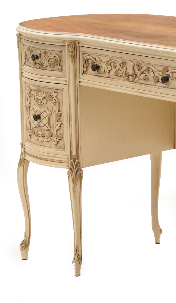 Louis XV Style Kidney-Shaped Desk