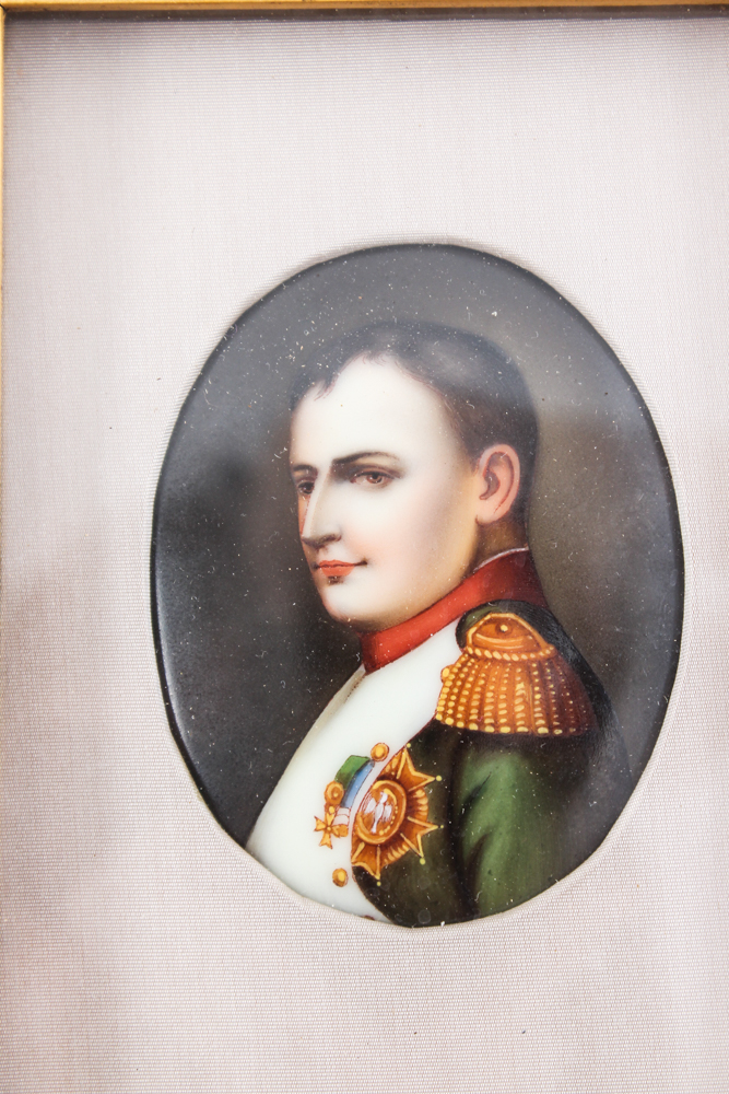 Reproduction Napoleonic Era Enameled Portraits