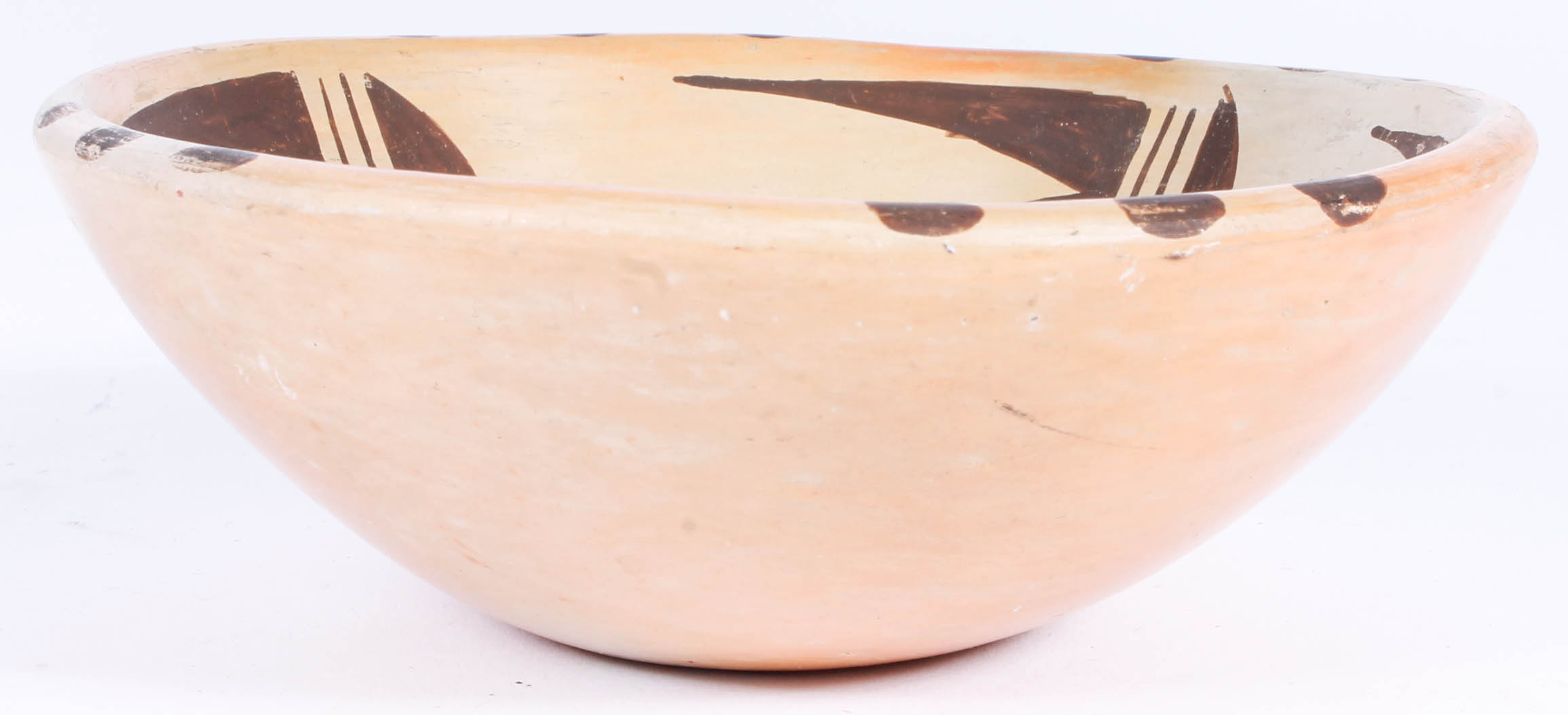 Frieda Poleahla Hopi Native American Signed Pottery Bowl