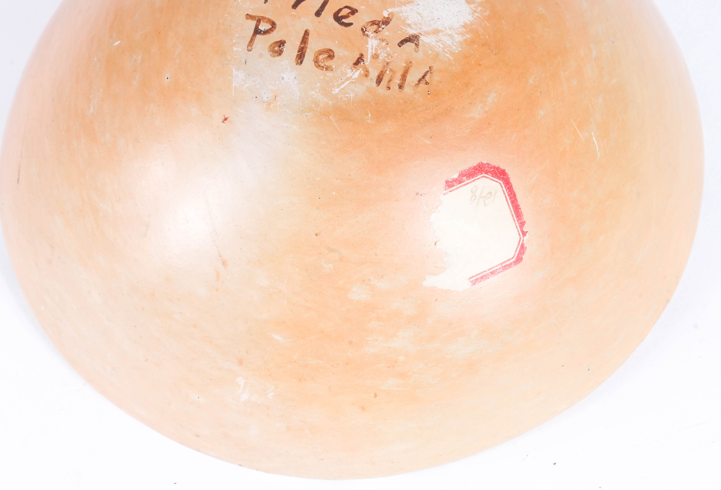 Frieda Poleahla Hopi Native American Signed Pottery Bowl