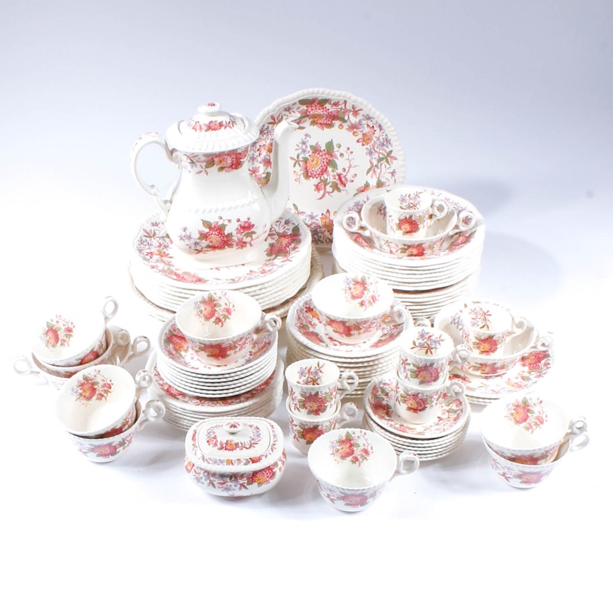 Copeland Spode China Set in "Spode's Aster" Pattern