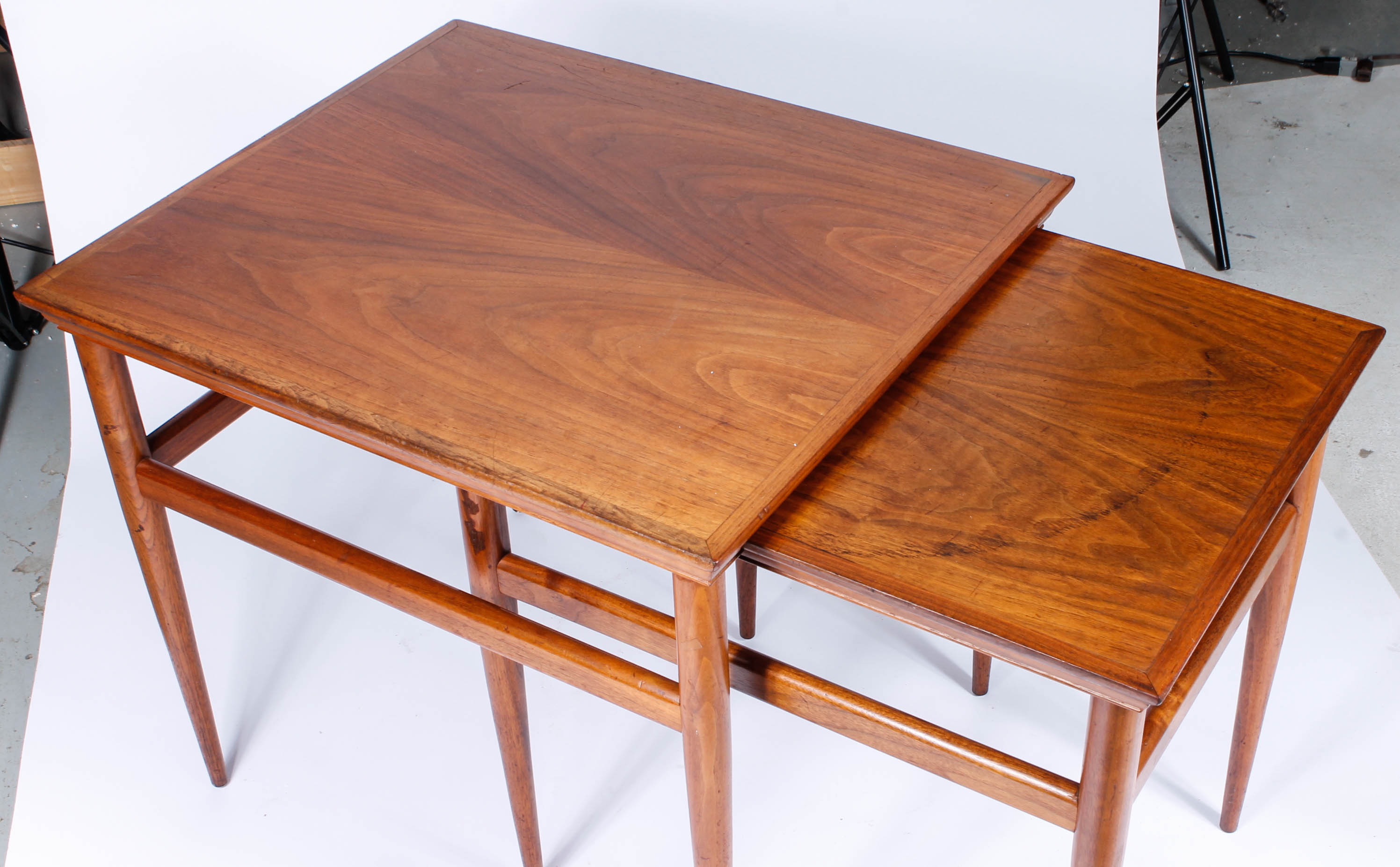 Pair of Danish Modern Nesting Tables