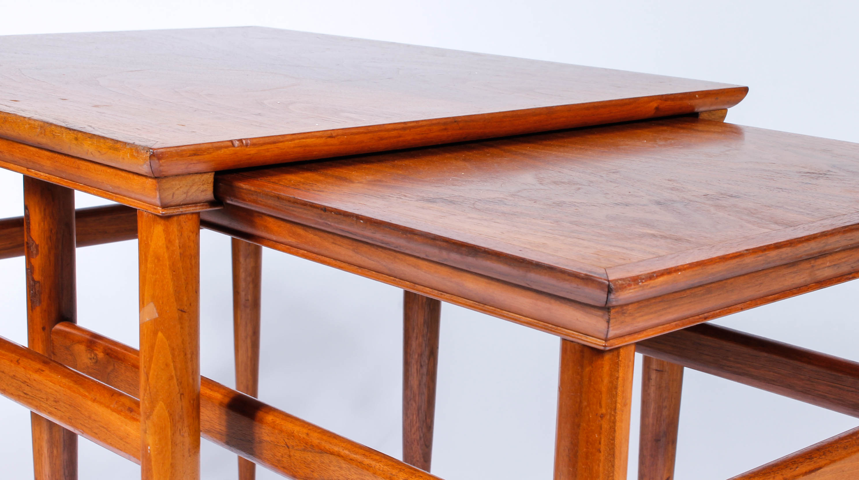 Pair of Danish Modern Nesting Tables