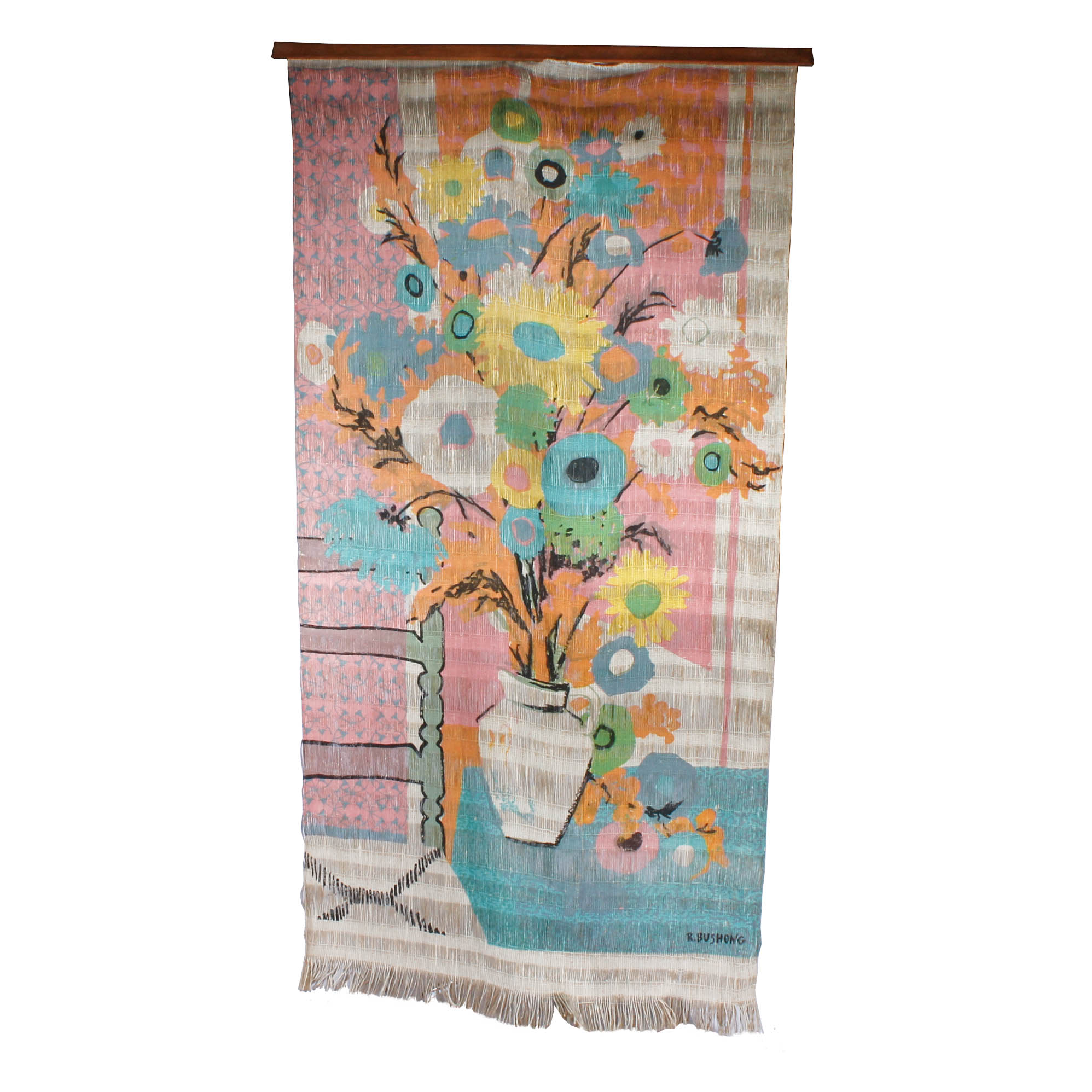 Robert Bushong Mid-Century Tapestry Hanging