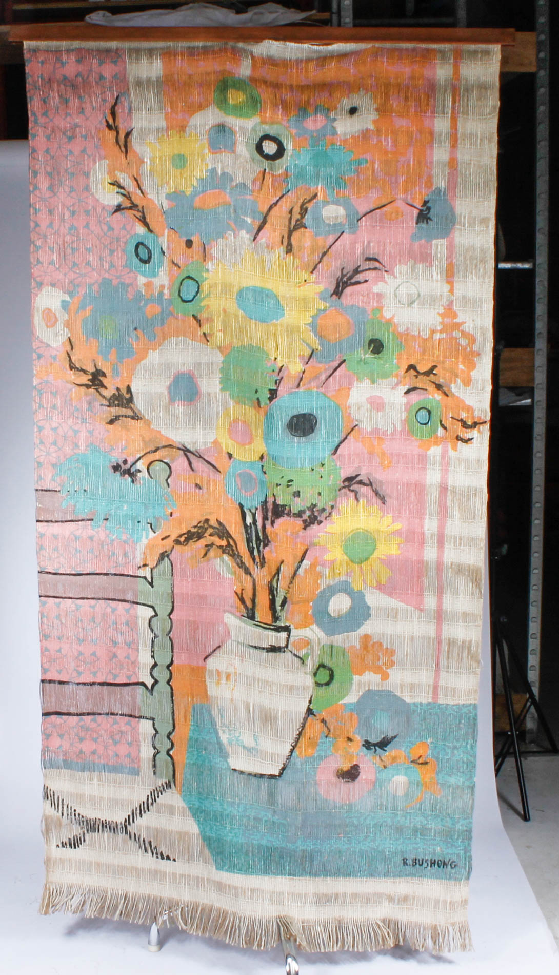 Robert Bushong Mid-Century Tapestry Hanging
