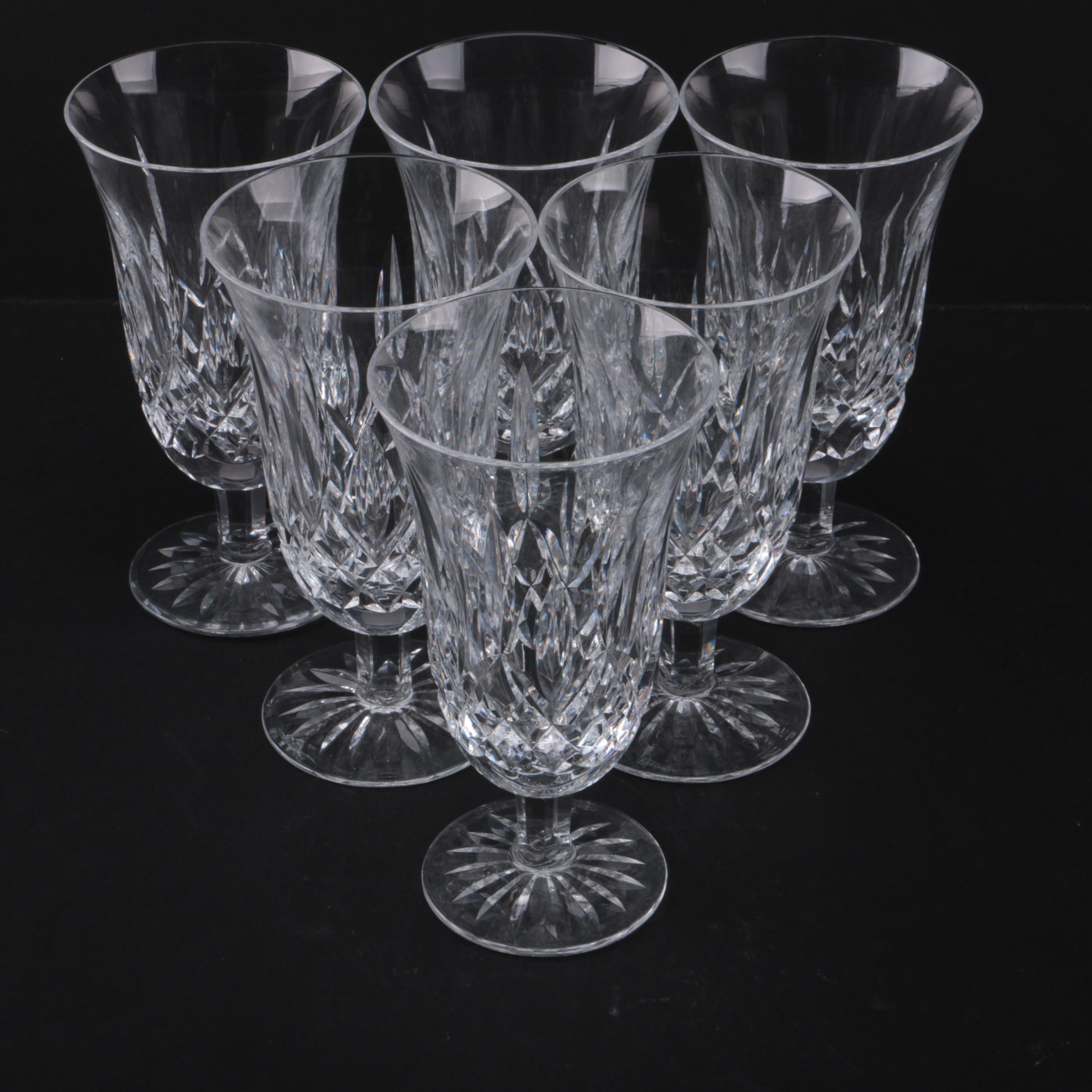Waterford "Lismore" Crystal Iced Tea Glasses