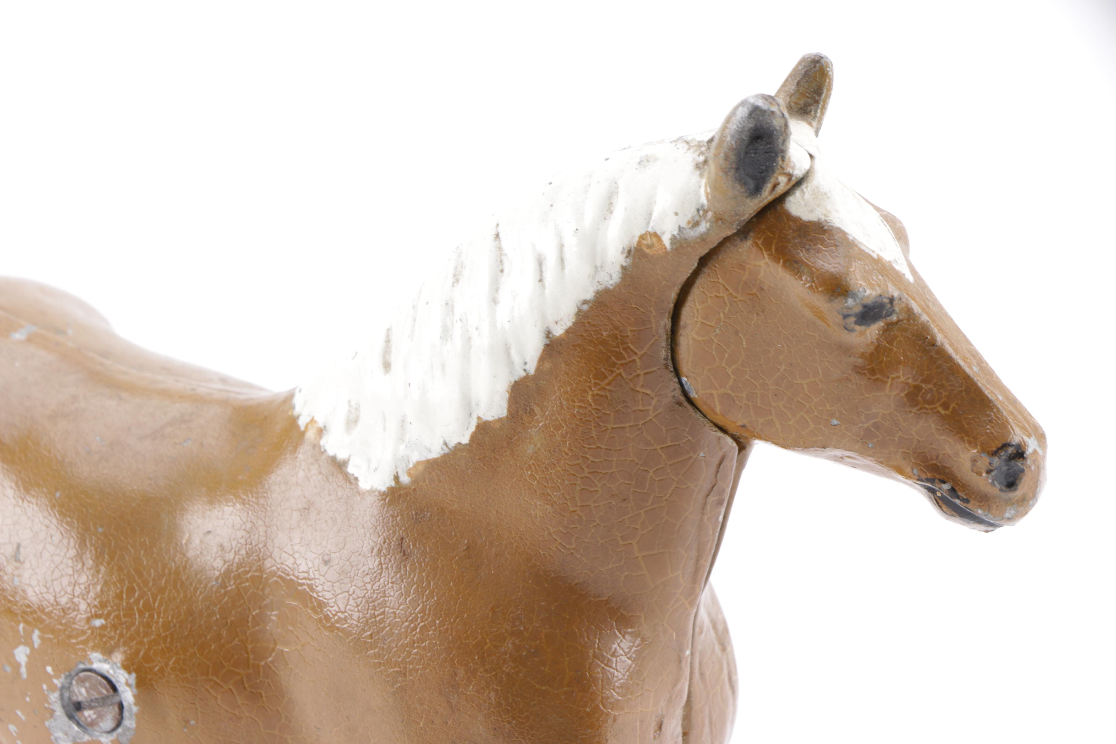 Vintage Cast Iron Belgian Draft Horse Figurine