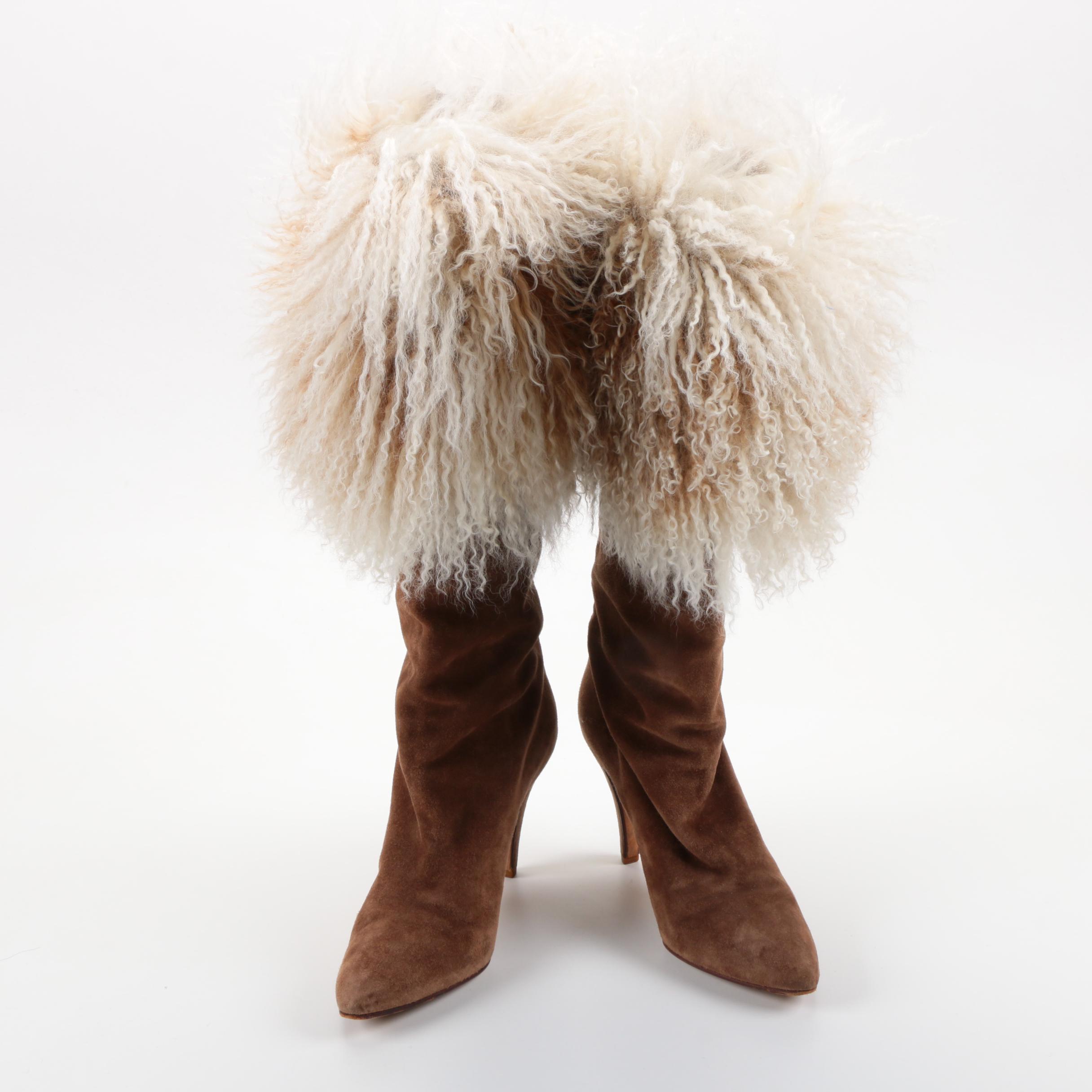 Andrea Pfister Mongolian Sheepskin Boots
