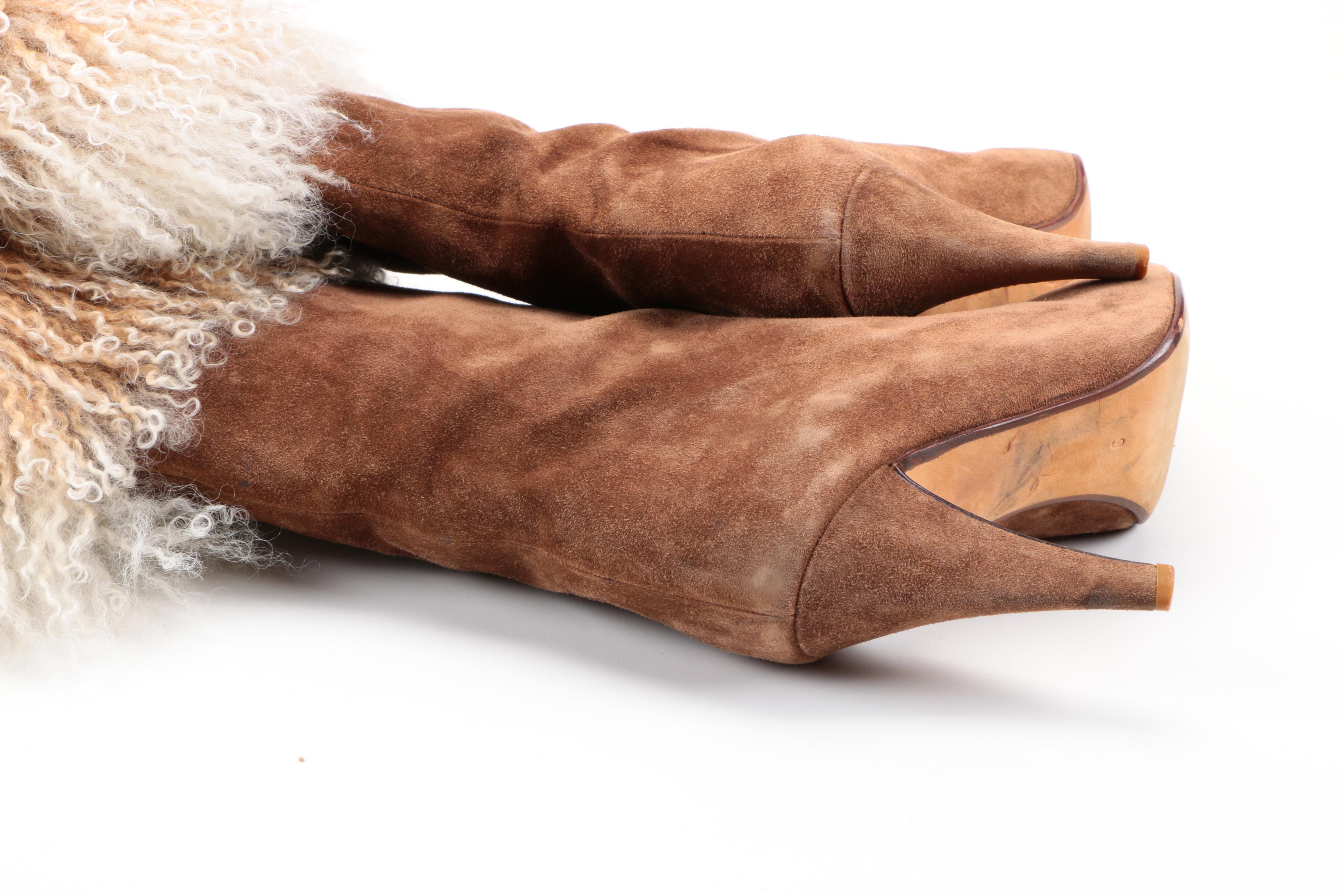 Andrea Pfister Mongolian Sheepskin Boots