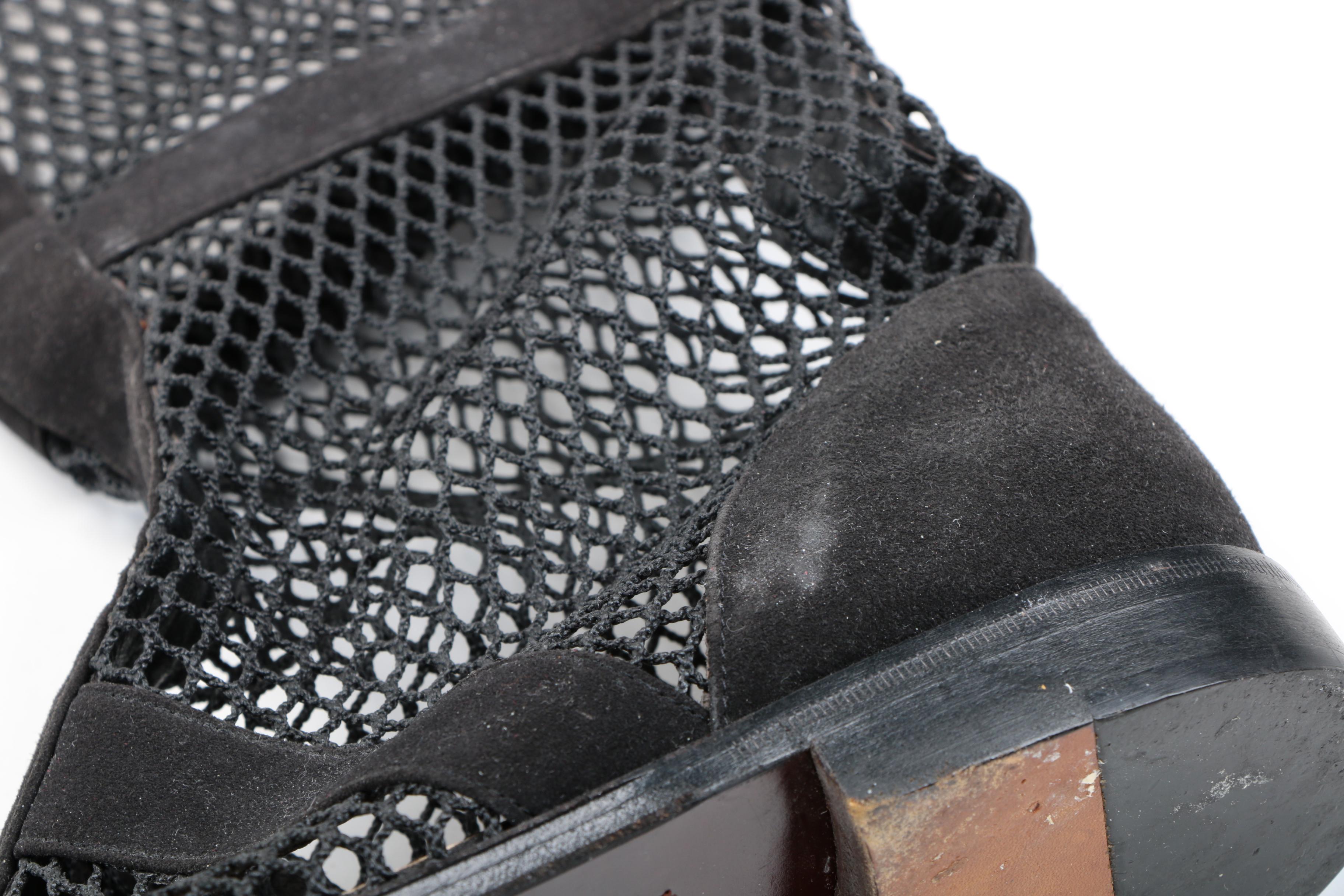 Walter Steiger Suede and Mesh Boots