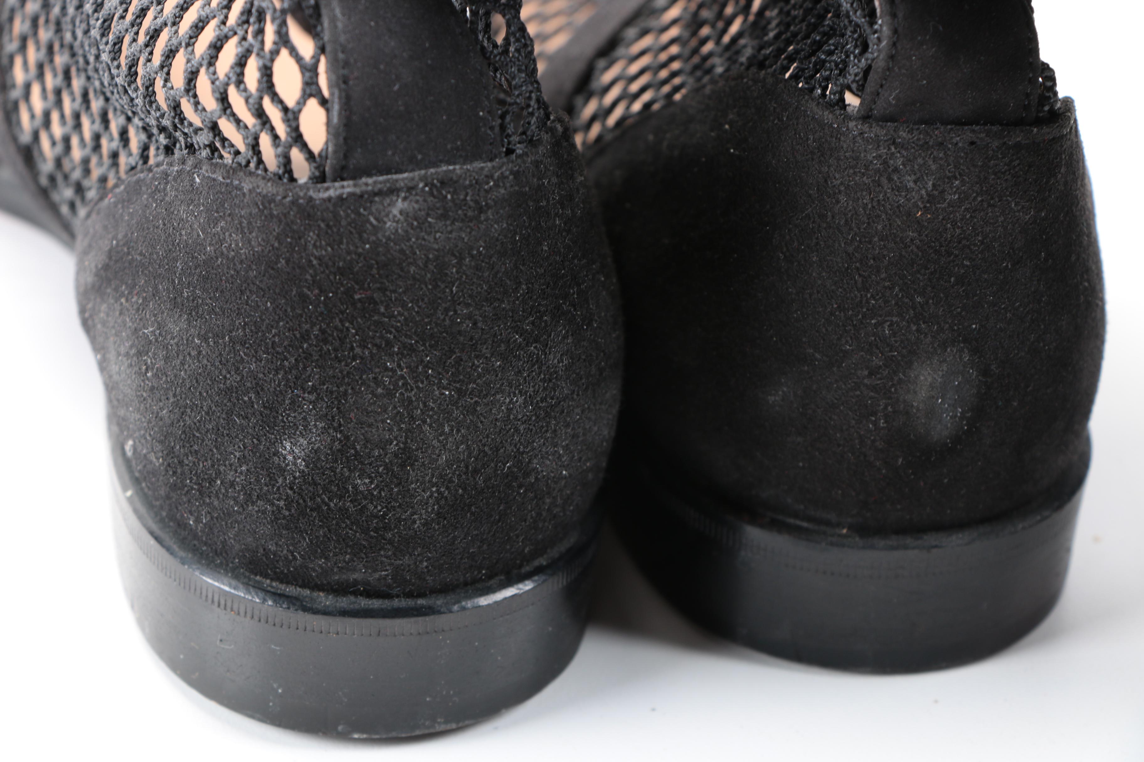 Walter Steiger Suede and Mesh Boots