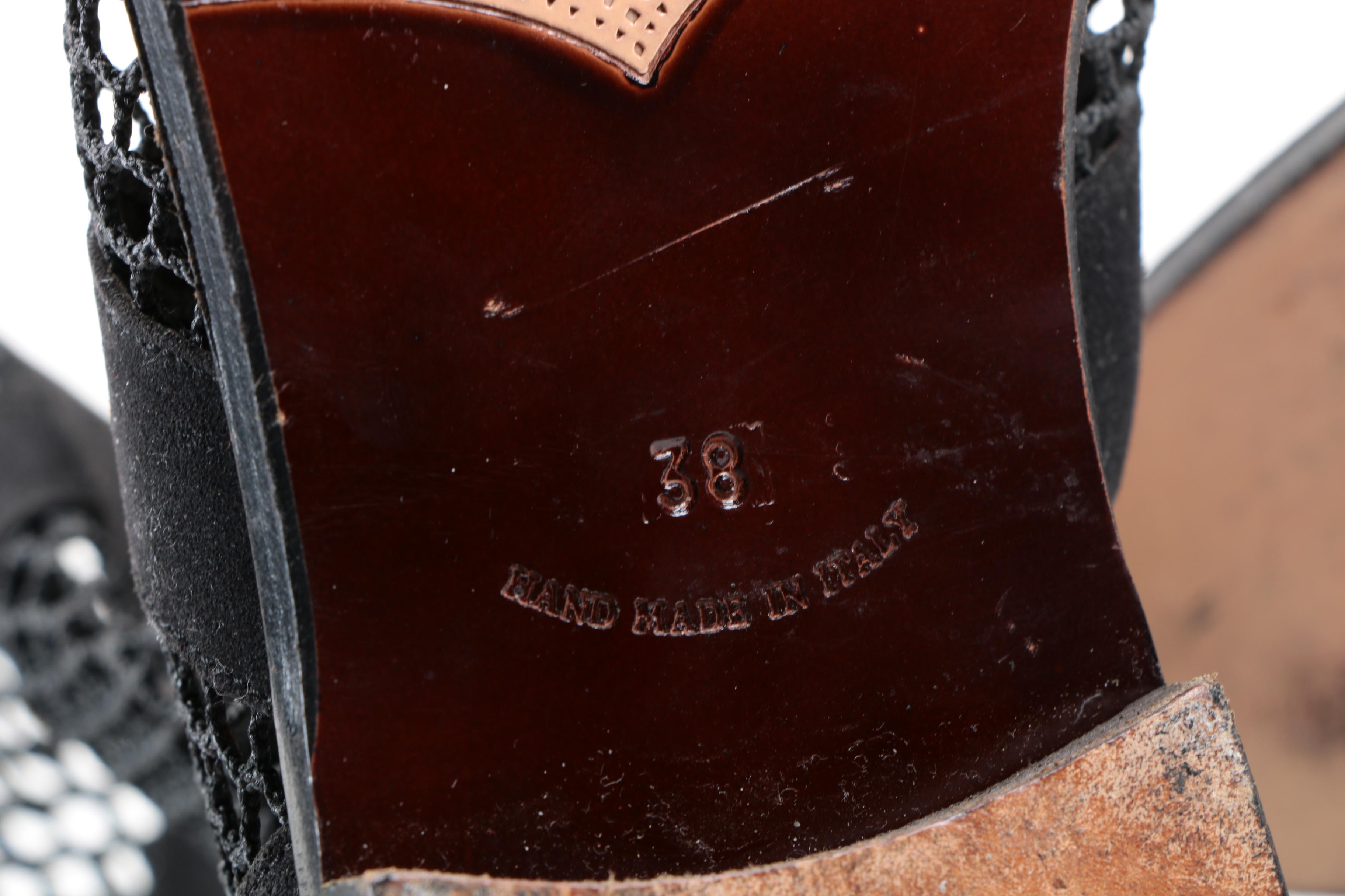 Walter Steiger Suede and Mesh Boots