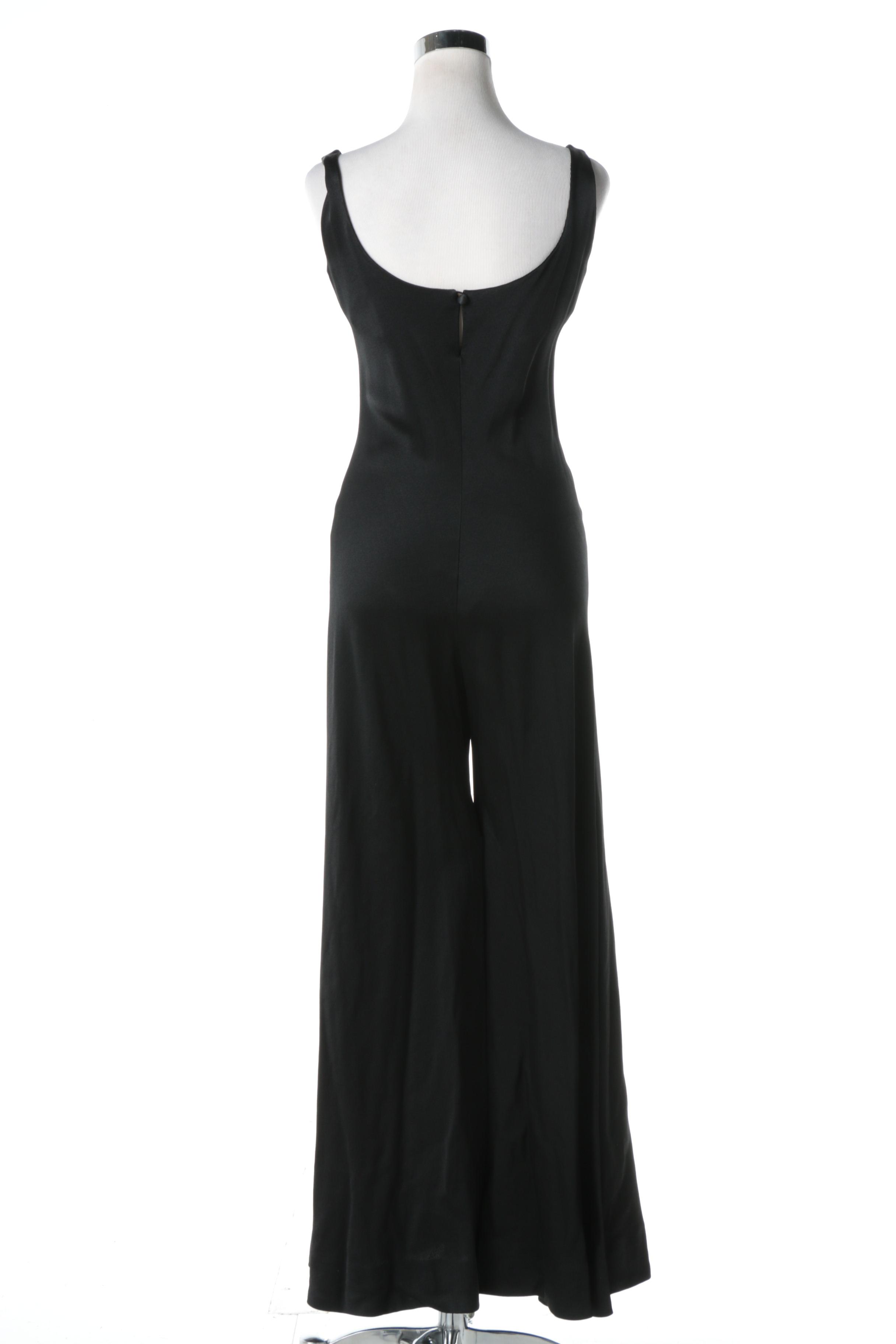Vintage Cardinali Black Jumpsuit